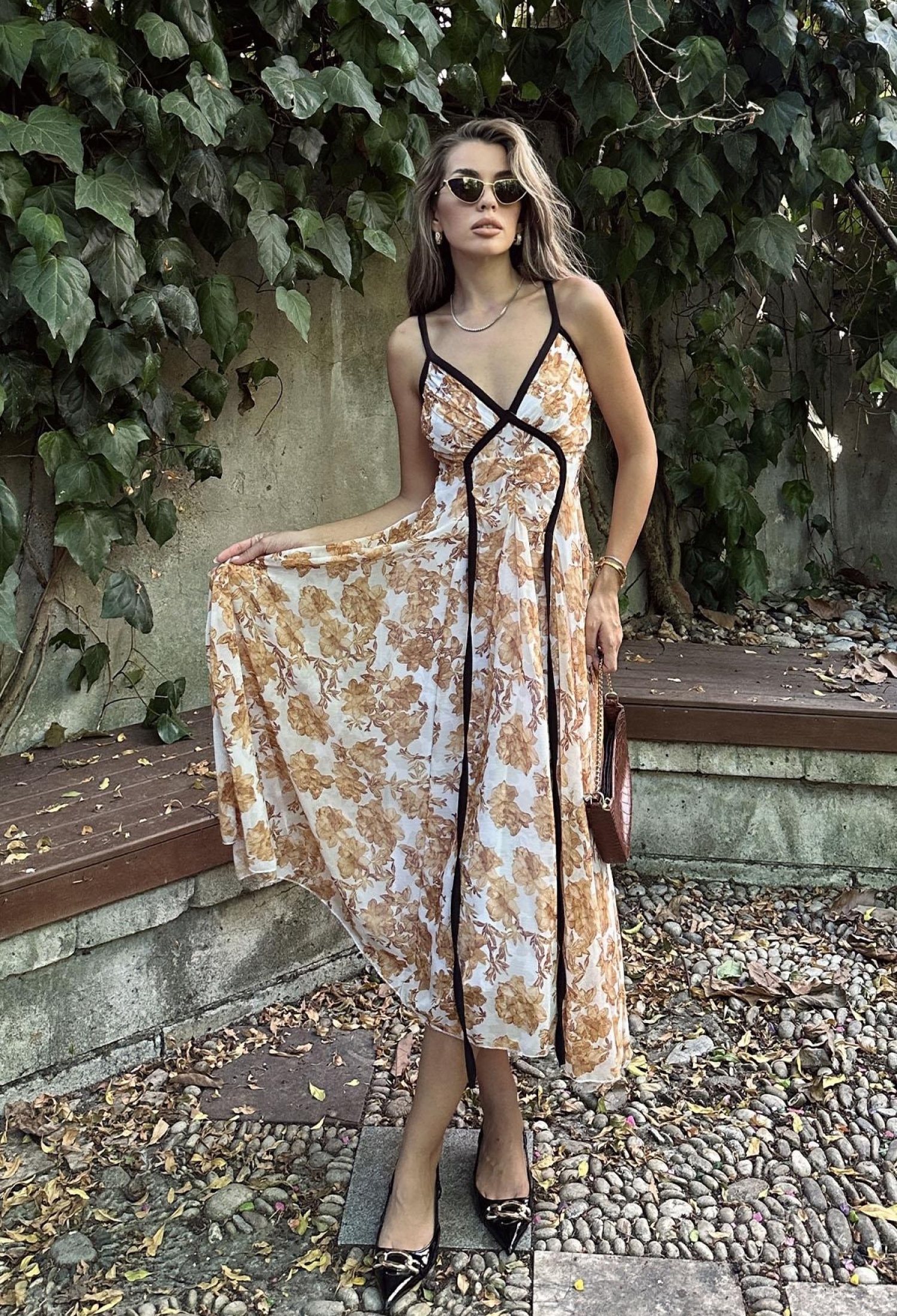 Piping Dress - - Brand: Reyon - Women & Kids, Baby Clothes Wholesale - TheBS Women