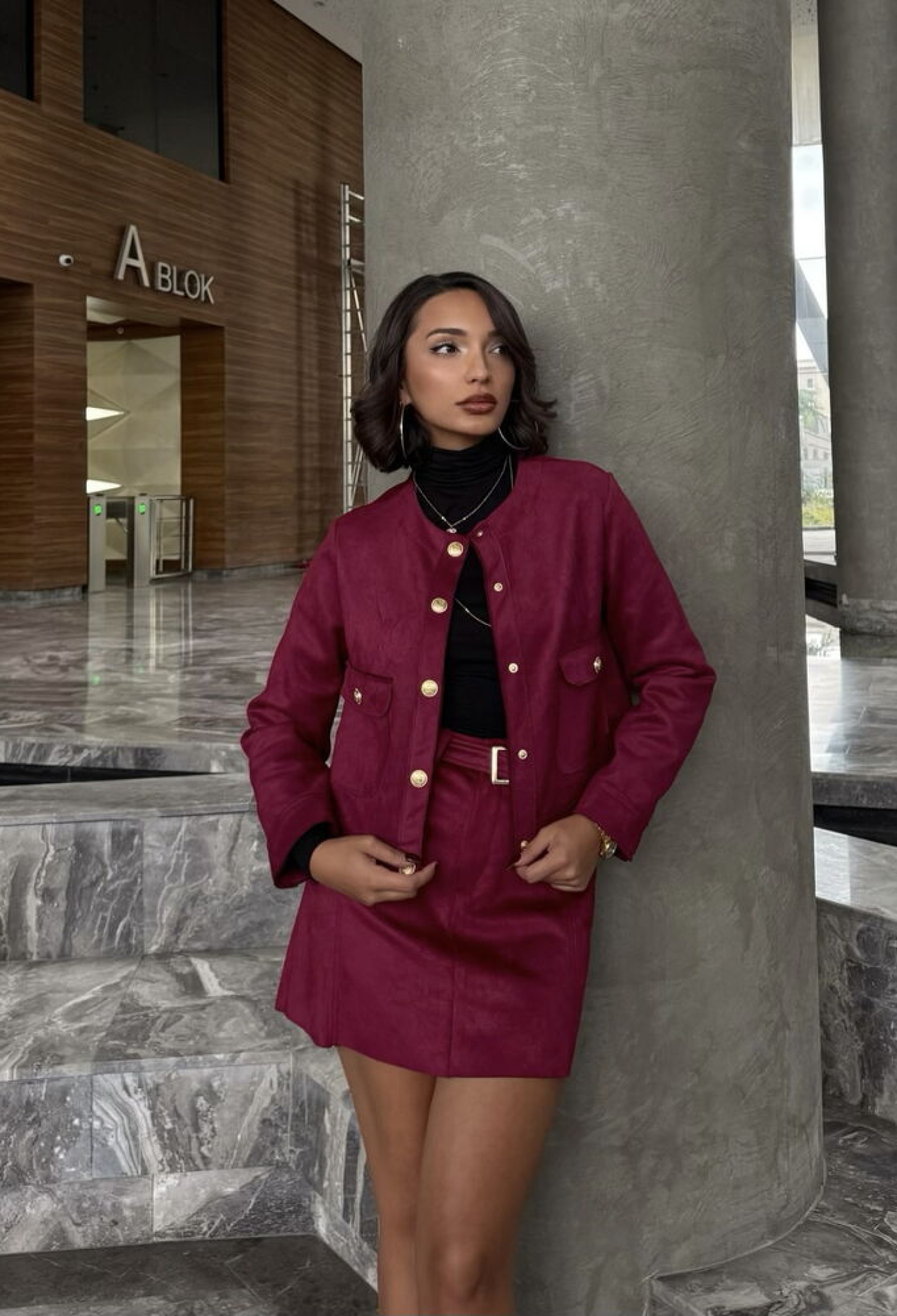 Suede Pocket Jacket - Brand: Topshow - Women & Kids, Baby Clothes Wholesale - TheBS Women