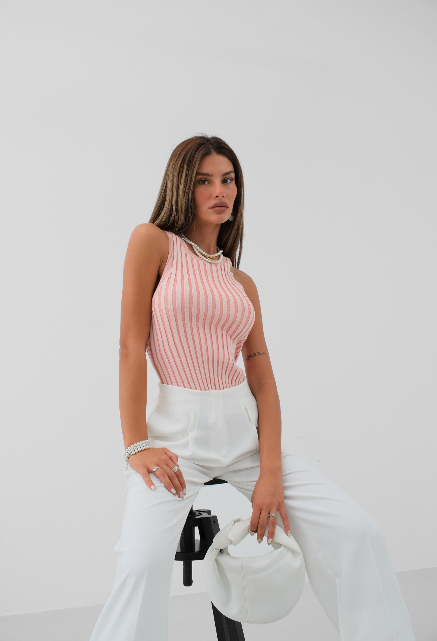 Ribbed Swim Neck Blouse - Brand: Black Fashion - Women & Kids, Baby Clothes Wholesale - TheBS Women