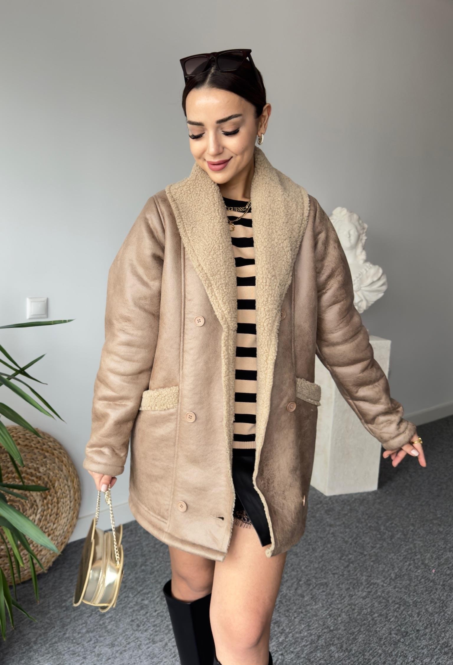 Fur Coat - Brand: Cream Rouge - Women & Kids, Baby Clothes Wholesale - TheBS Women