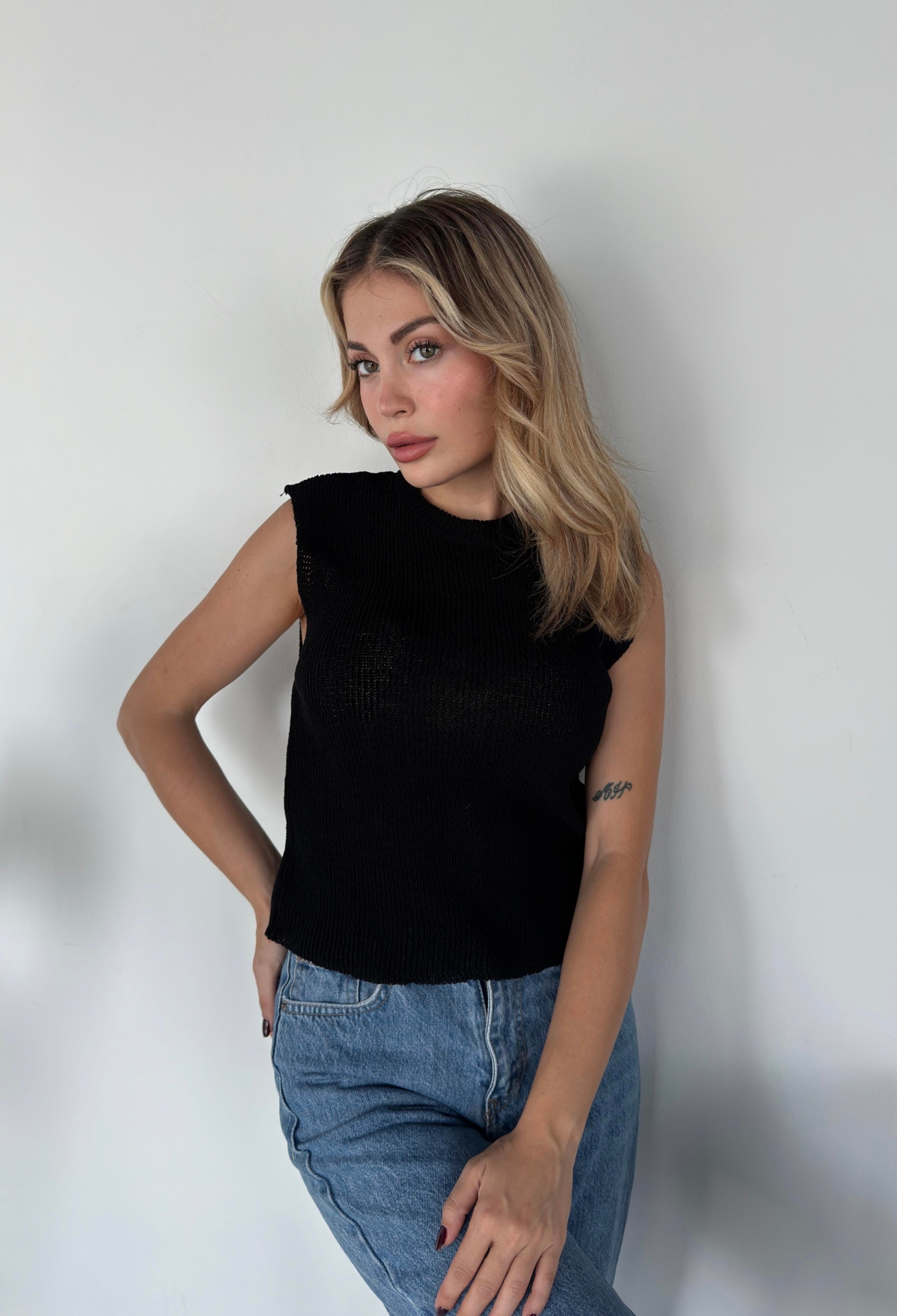 Knitted Bodysuit With Back Buttons - Brand: Cream Rouge - Women & Kids, Baby Clothes Wholesale - TheBS Women