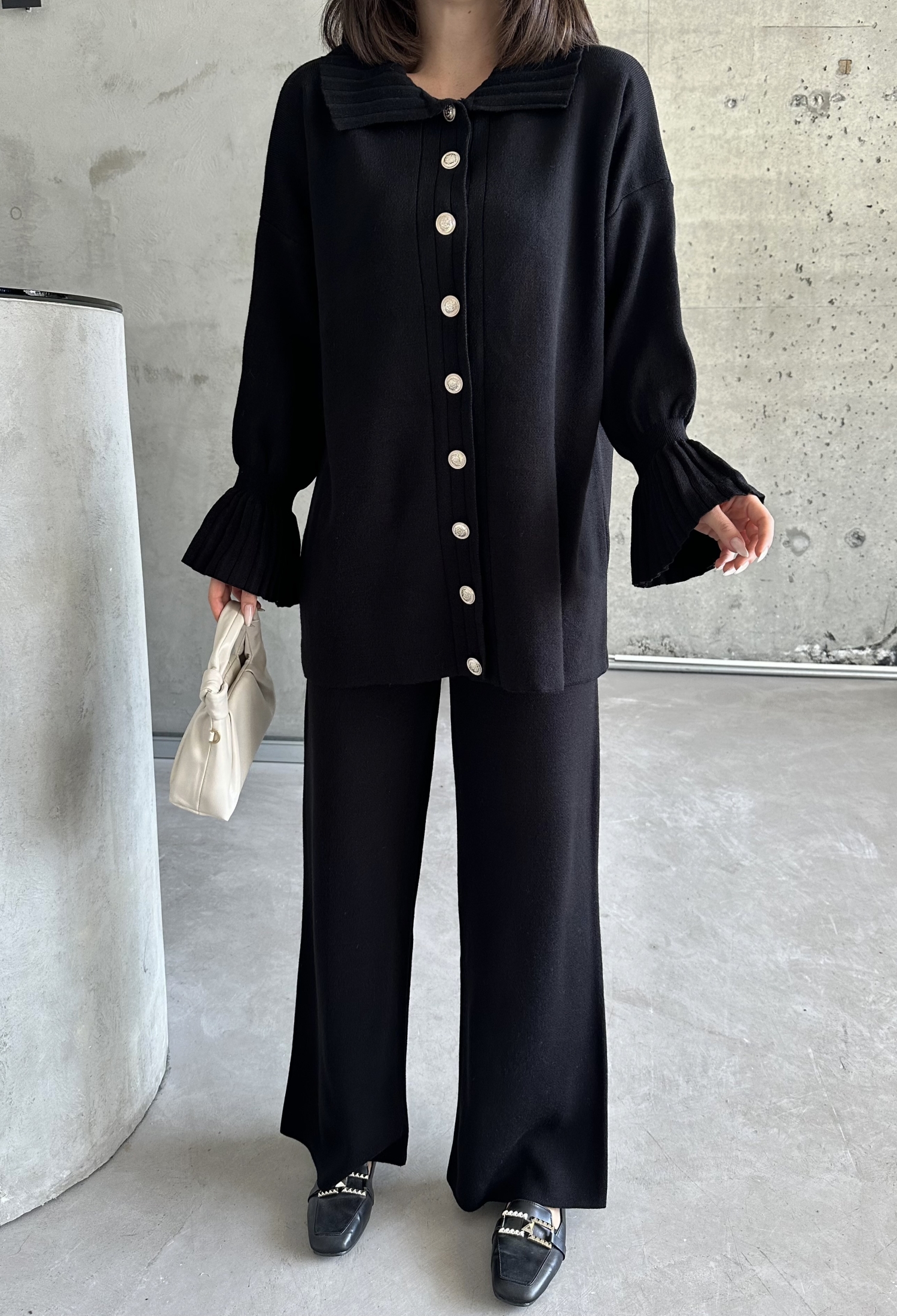 Ruffle Collar Suit - Brand: My Fashion - Women & Kids, Baby Clothes Wholesale - TheBS Women