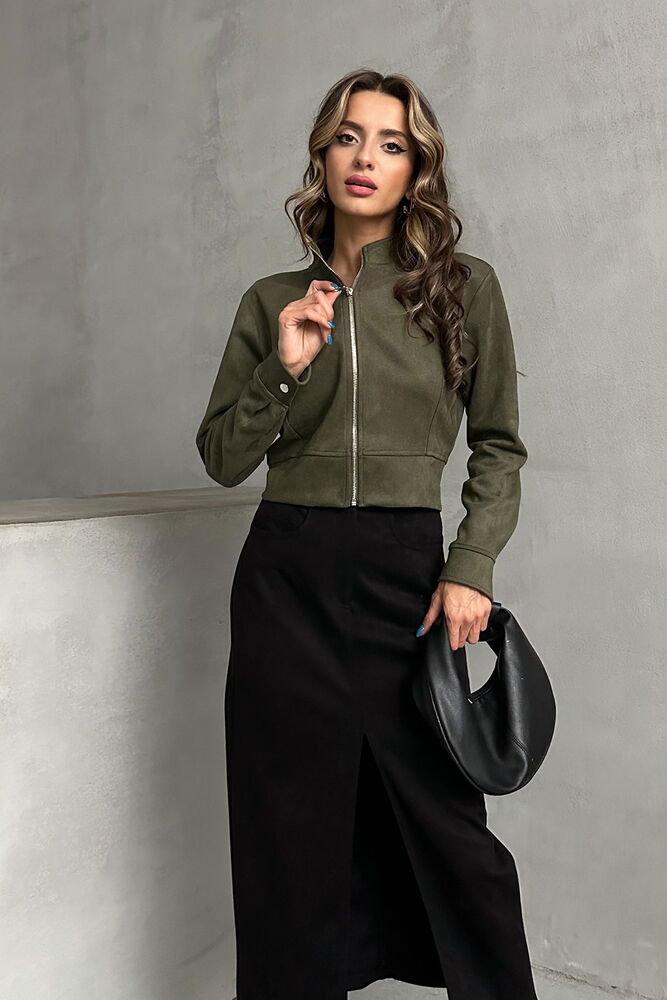 Suede Skirt- Khaki - Brand: Topshow - Women & Kids, Baby Clothes Wholesale - TheBS Women Suede Skirt- Khaki - Brand: Topshow - Women & Kids, Baby Clothes Wholesale - TheBS Women