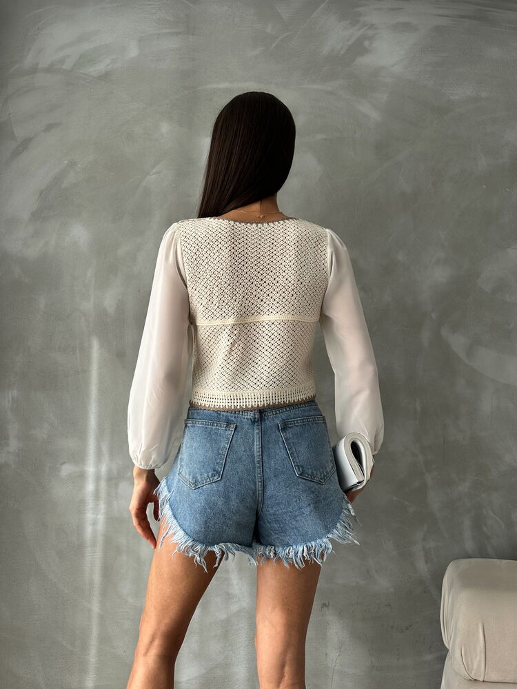 Buttoned Short Cardigan- Stone – Brand: Topshow – Women & Kids, Baby Clothes Wholesale – TheBS Women