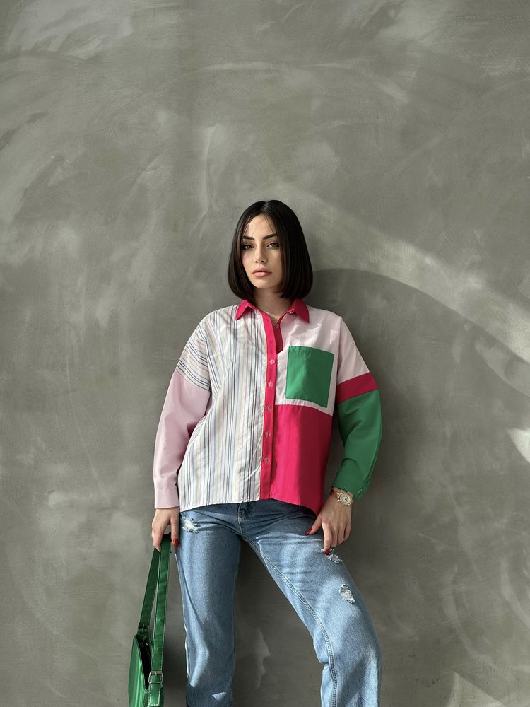 Colorful Striped Striped Piece Shirt - Brand: Topshow - Women & Kids, Baby Clothes Wholesale - TheBS Women