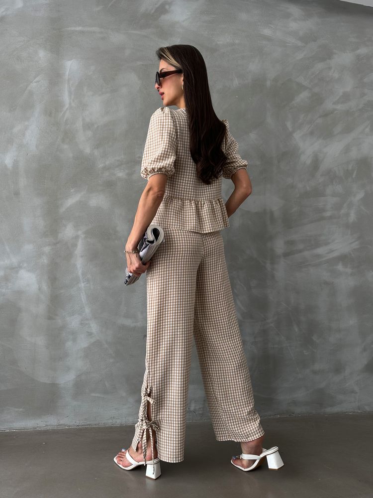 Gingham Trousers – Brand: Topshow – Women & Kids, Baby Clothes Wholesale – TheBS Women