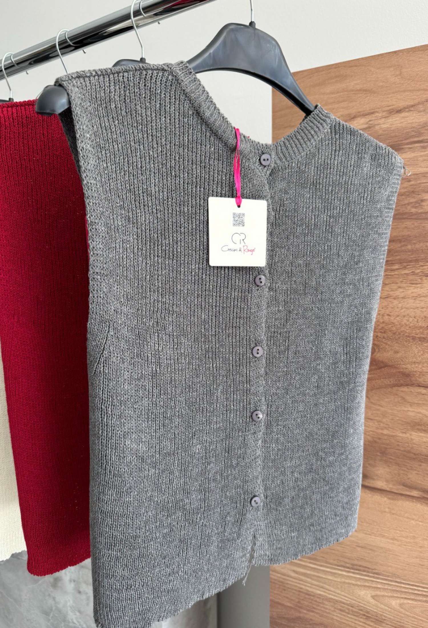 Knitwear Bady With Back Buttons - Brand: Cream Rouge - Women & Kids, Baby Clothes Wholesale - TheBS Women