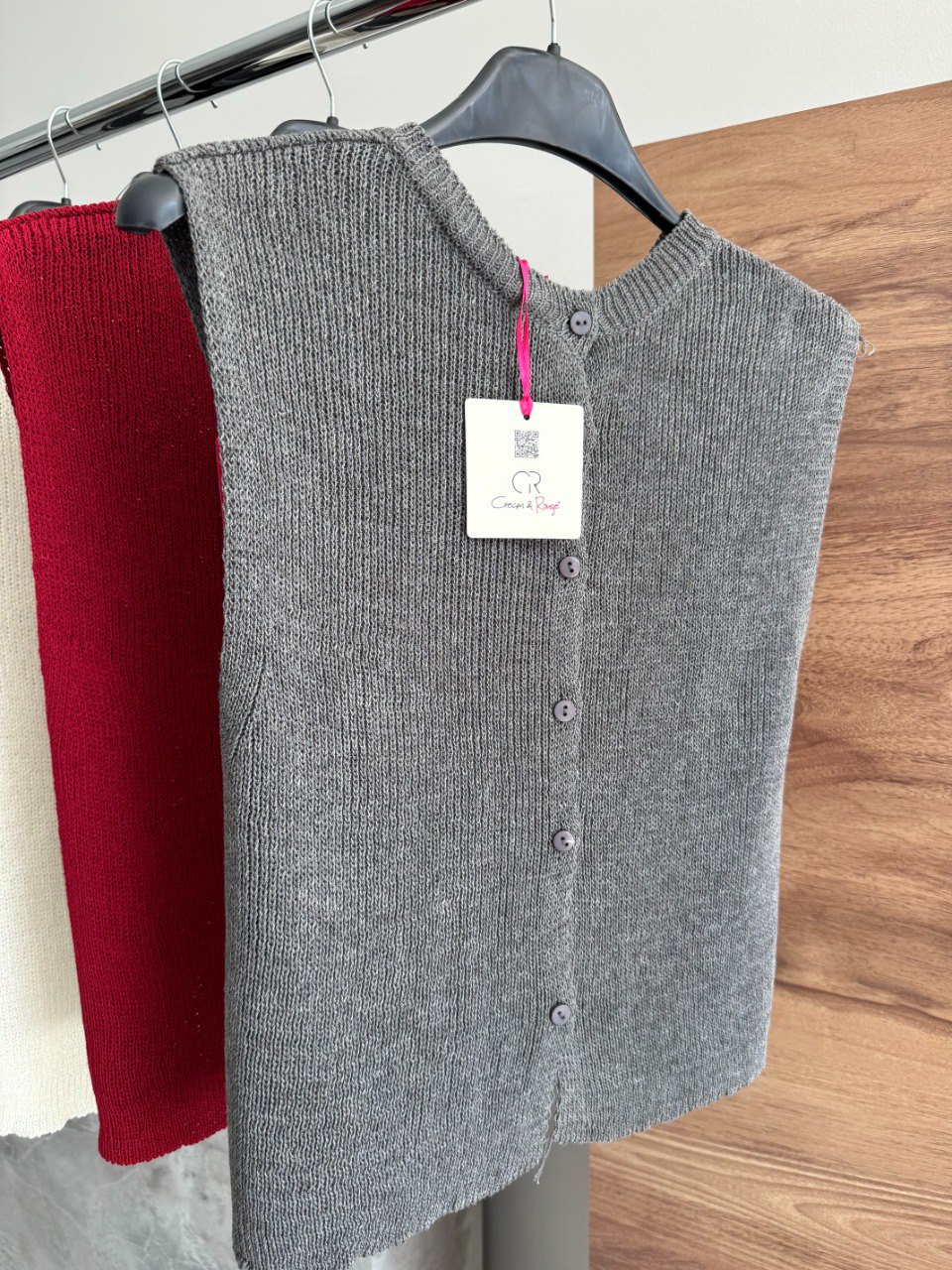 Knitwear Bady With Back Buttons - Brand: Cream Rouge - Women & Kids, Baby Clothes Wholesale - TheBS Women