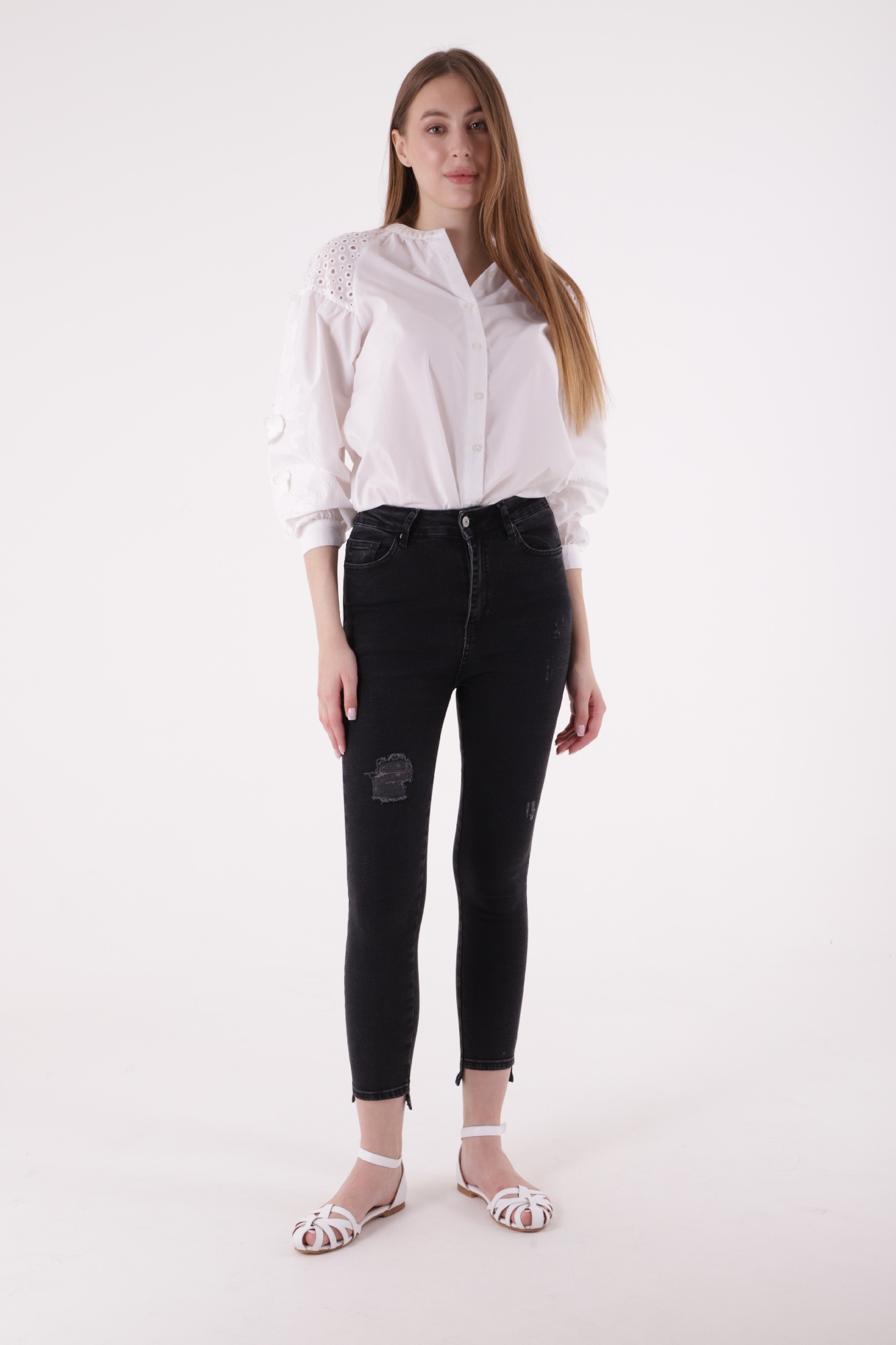 Jeans - Anthracite - Brand: XLove - Women & Kids, Baby Clothes Wholesale - TheBS Women