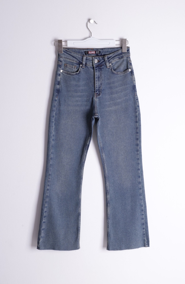 Tasseled High Waist Mom Fit Jean – Brand: XLove – Women & Kids, Baby Clothes Wholesale – TheBS Women