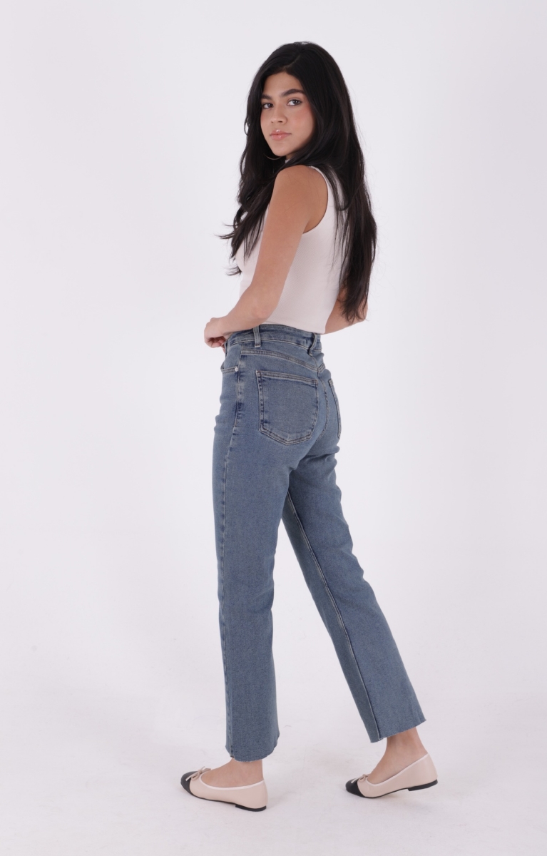 Tasseled High Waist Mom Fit Jean – Brand: XLove – Women & Kids, Baby Clothes Wholesale – TheBS Women