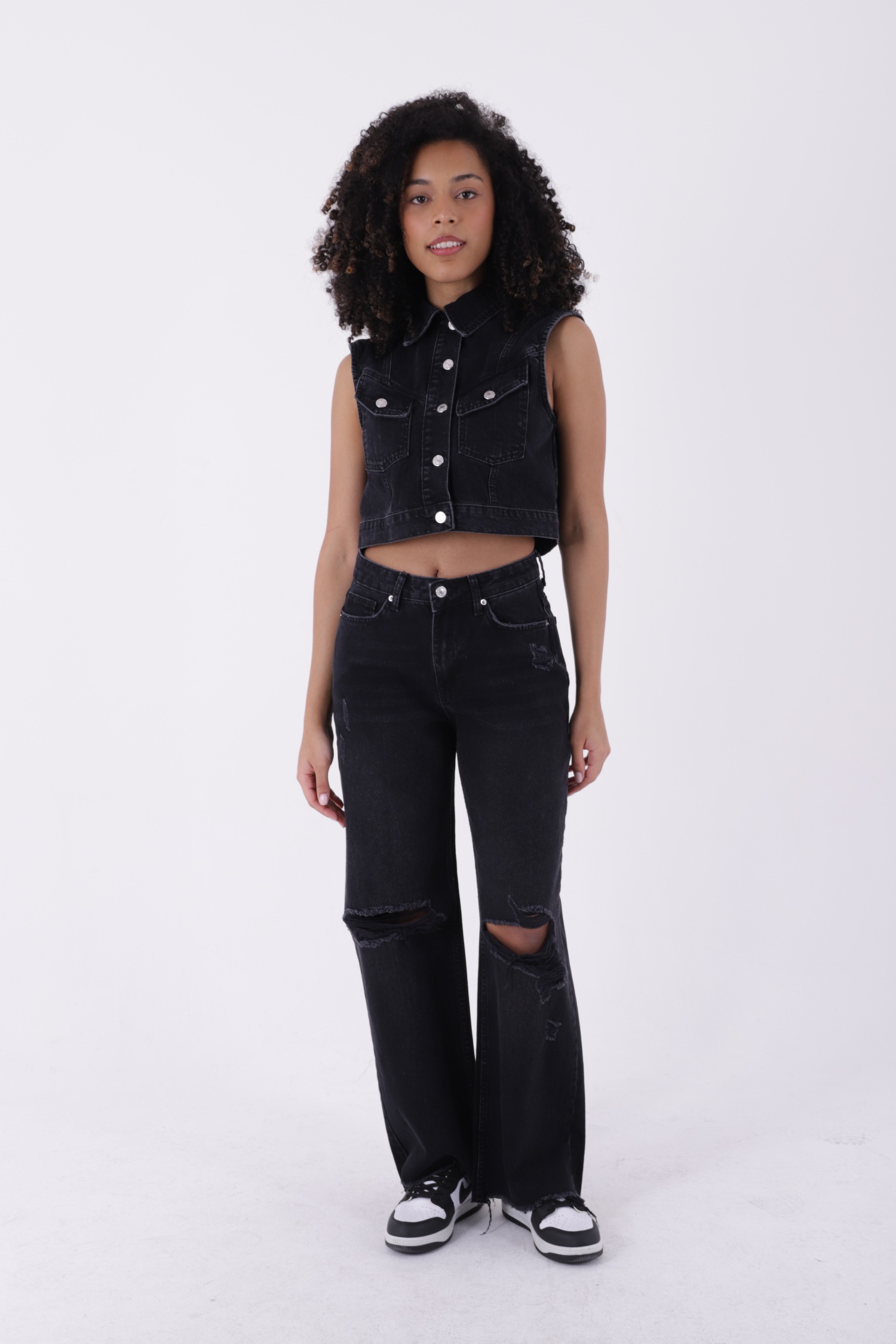 Laser Wide Leg Jeans – Brand: XLove – Women & Kids, Baby Clothes Wholesale – TheBS Women