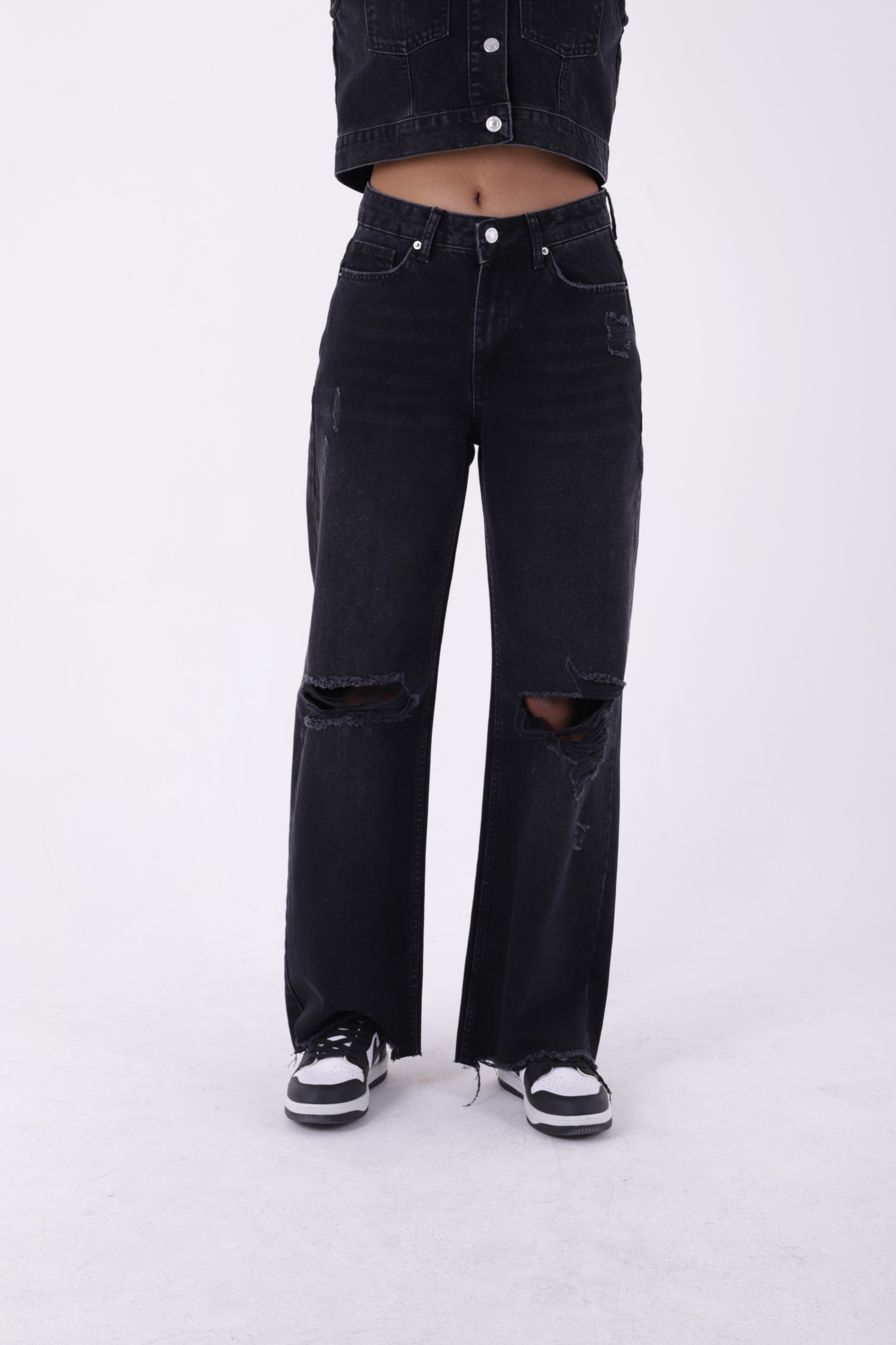 Laser Wide Leg Jeans – Brand: XLove – Women & Kids, Baby Clothes Wholesale – TheBS Women