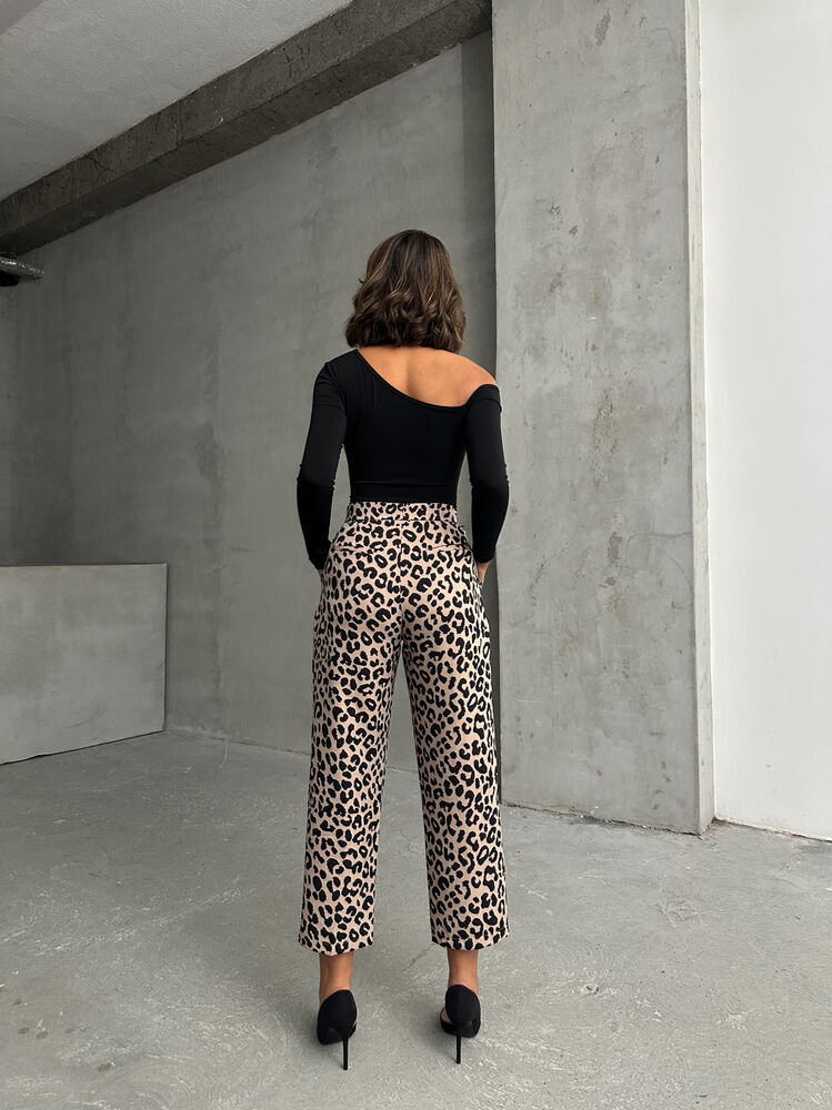 StoneF1788 Leopard Patterned Trousers – Brand: Topshow – Women & Kids, Baby Clothes Wholesale – TheBS Women