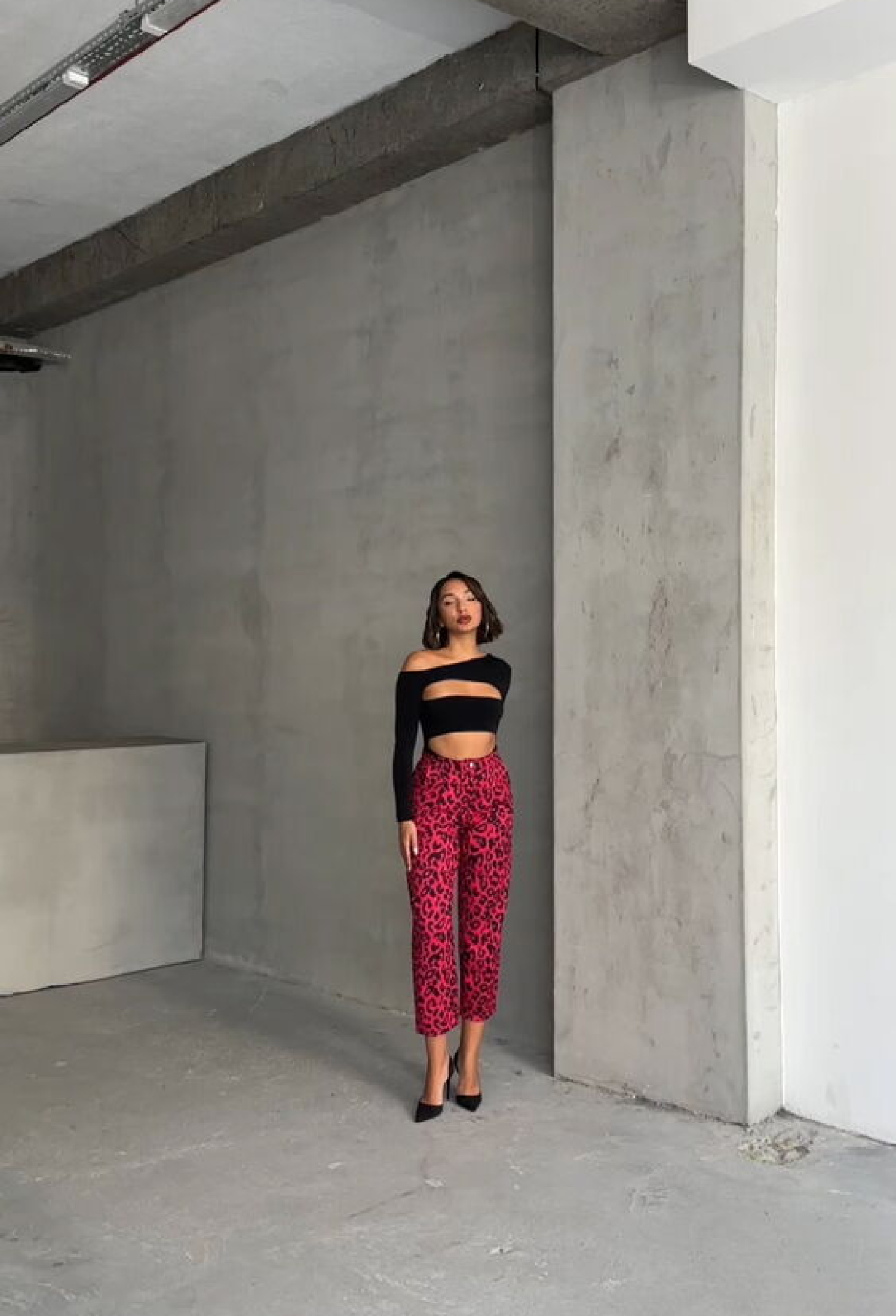 FujyaF1788 Leopard Patterned Trousers - Brand: Topshow - Women & Kids, Baby Clothes Wholesale - TheBS Women