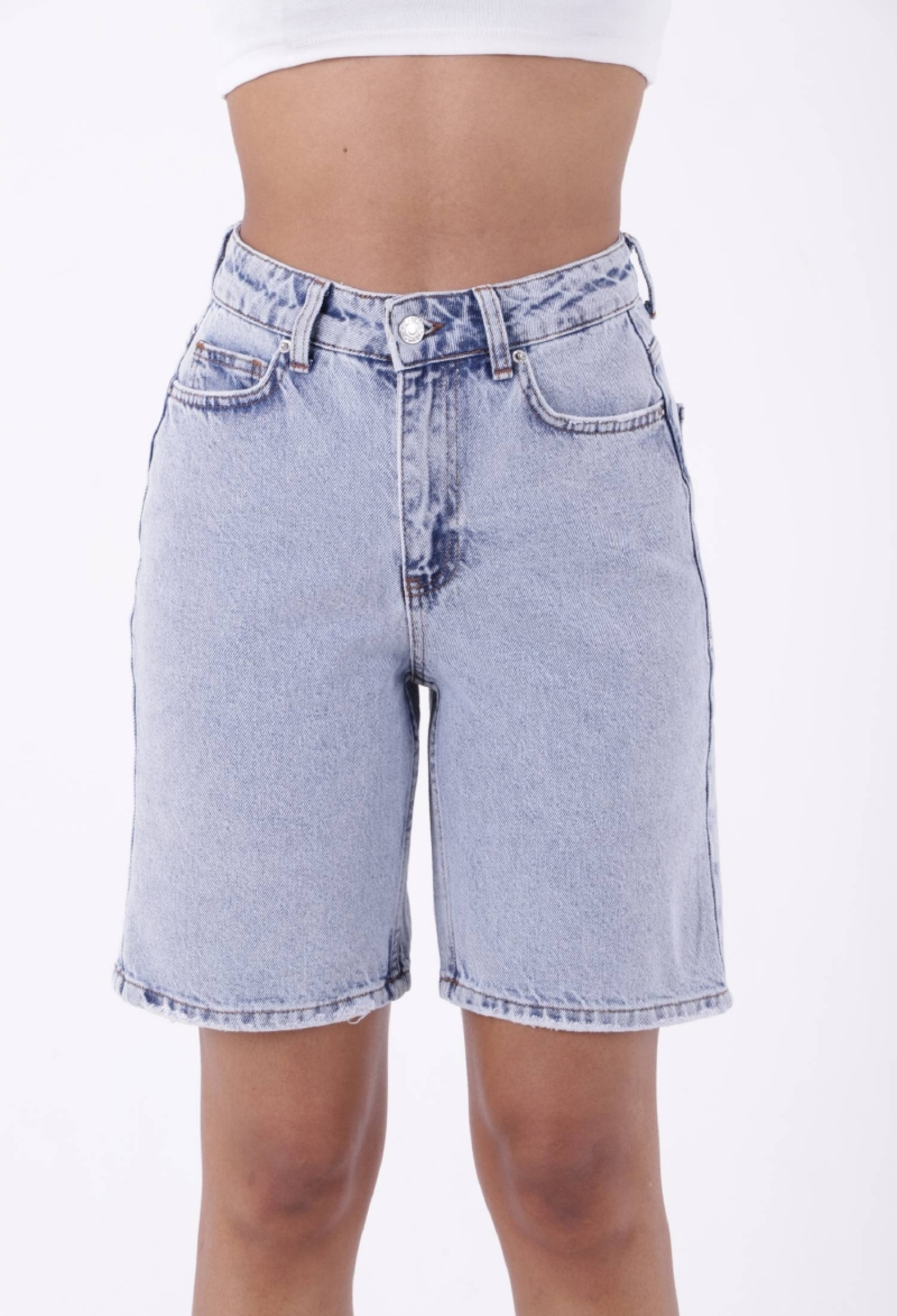 Mid Length Denim Shorts - Brand: XLove - Women & Kids, Baby Clothes Wholesale - TheBS Women