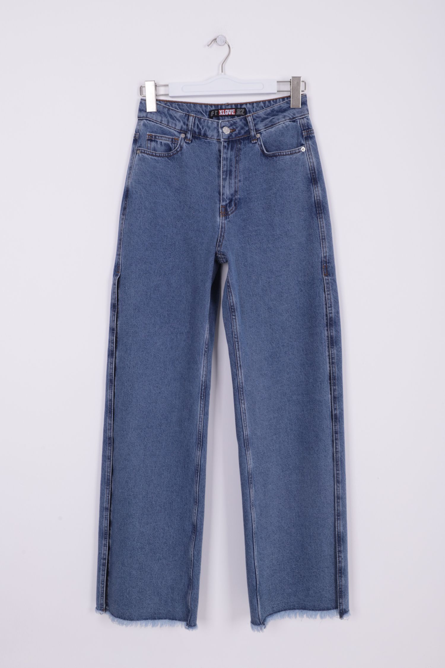 Palazzo Jeans With Side Slits – Brand: XLove – Women & Kids, Baby Clothes Wholesale – TheBS Women