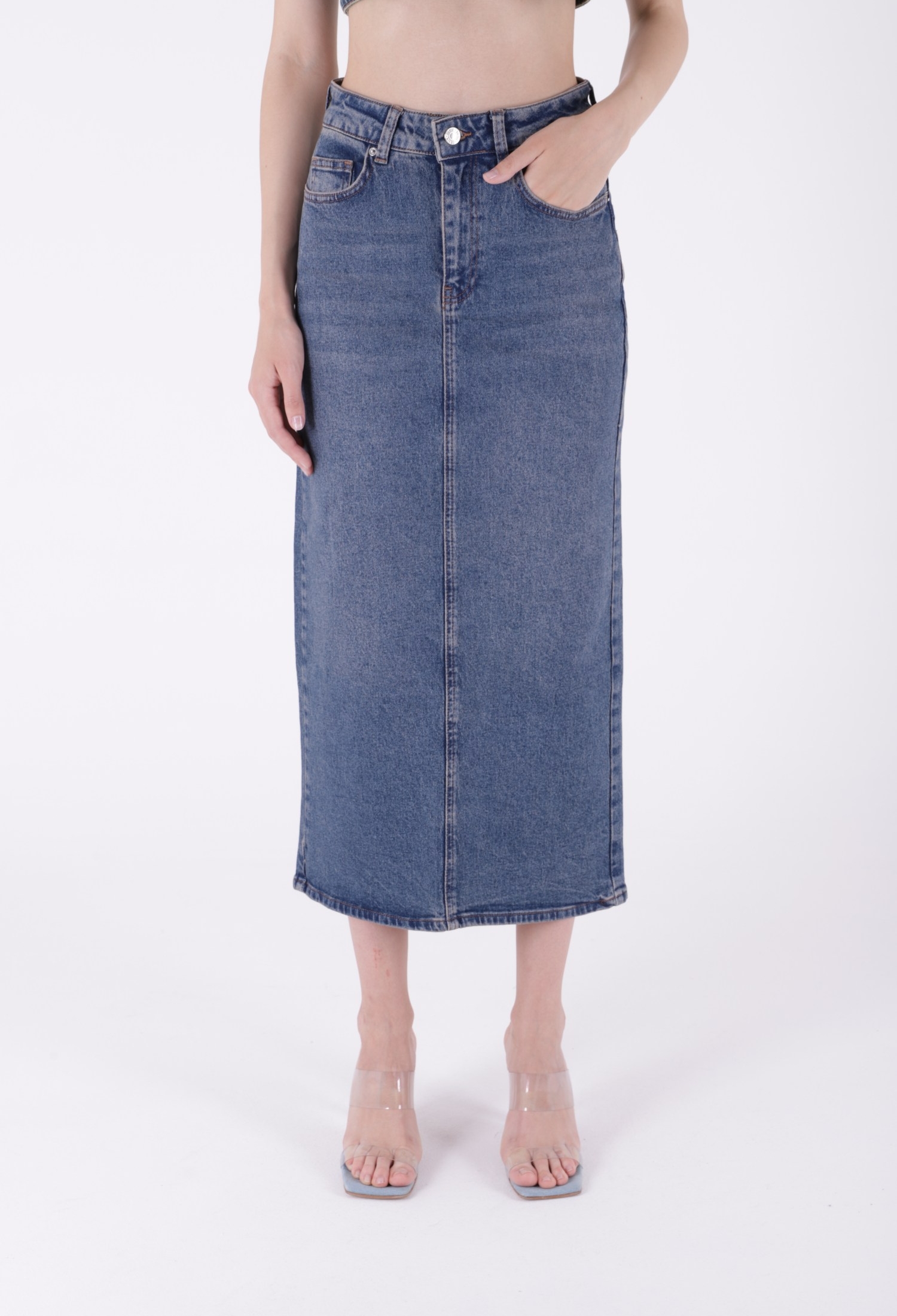 Long Denim Skirt - Brand: XLove - Women & Kids, Baby Clothes Wholesale - TheBS Women