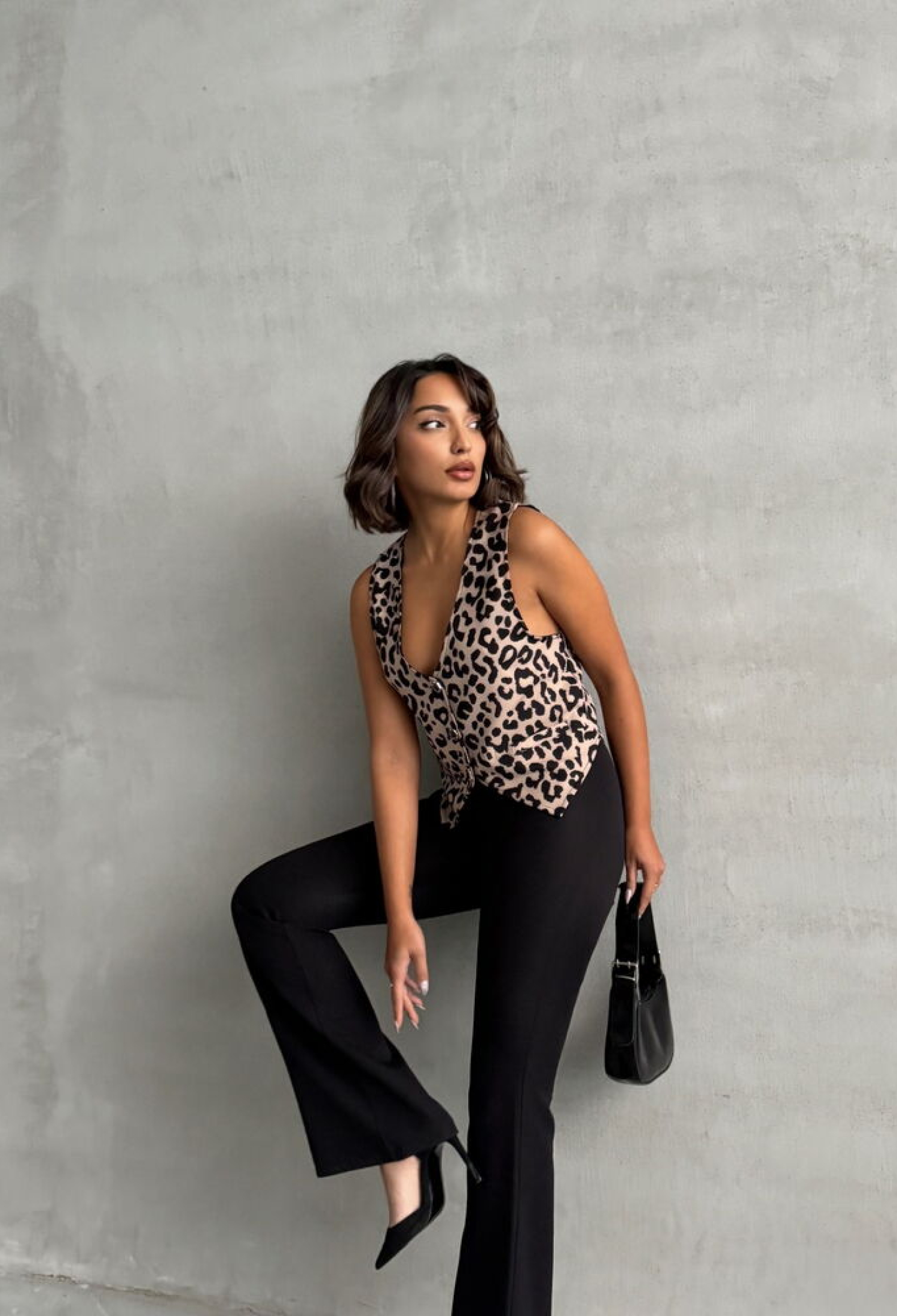 StoneLeopard Patterned Wholesale Vest - Brand: Topshow - Women & Kids, Baby Clothes Wholesale - TheBS Women