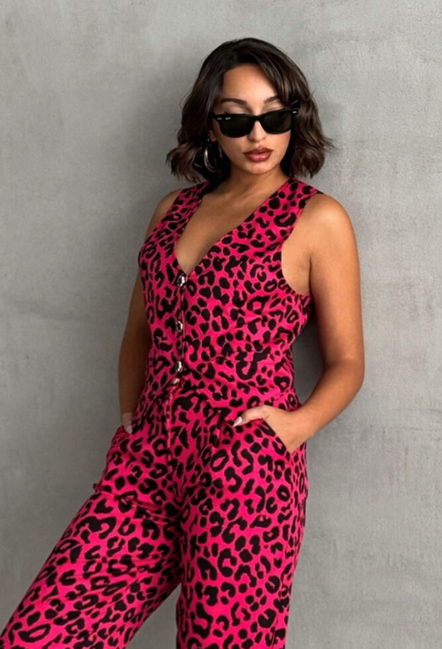 FujiLeopard Patterned Wholesale Vest - Brand: Topshow - Women & Kids, Baby Clothes Wholesale - TheBS Women