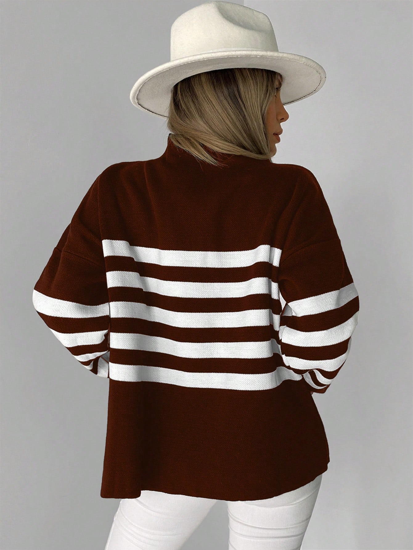 Striped Pique Sweater – Brand: My Fashion – Women & Kids, Baby Clothes Wholesale – TheBS Women