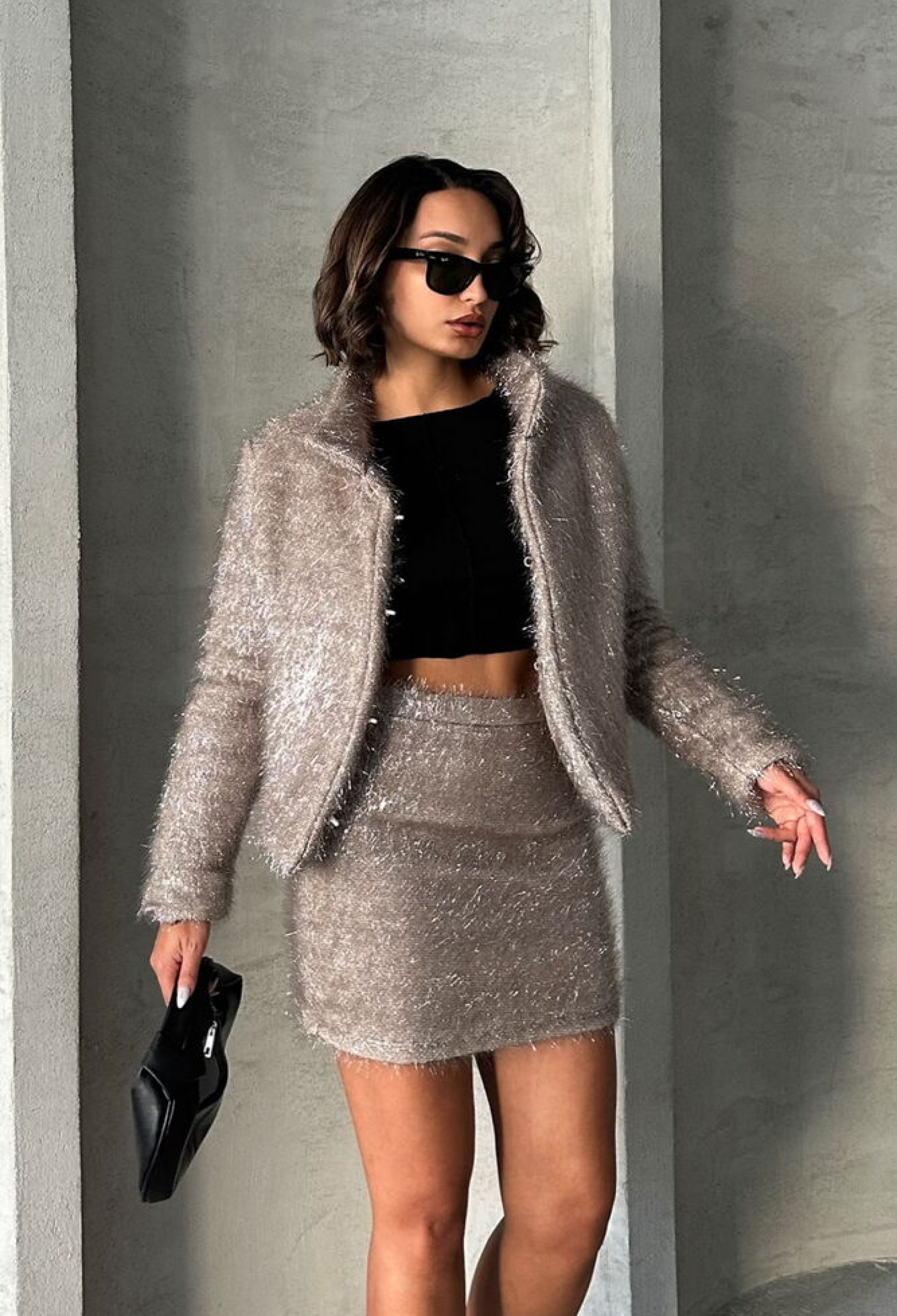 Glittery Fringed Wholesale Coat - Brand: Topshow - Women & Kids, Baby Clothes Wholesale - TheBS Women