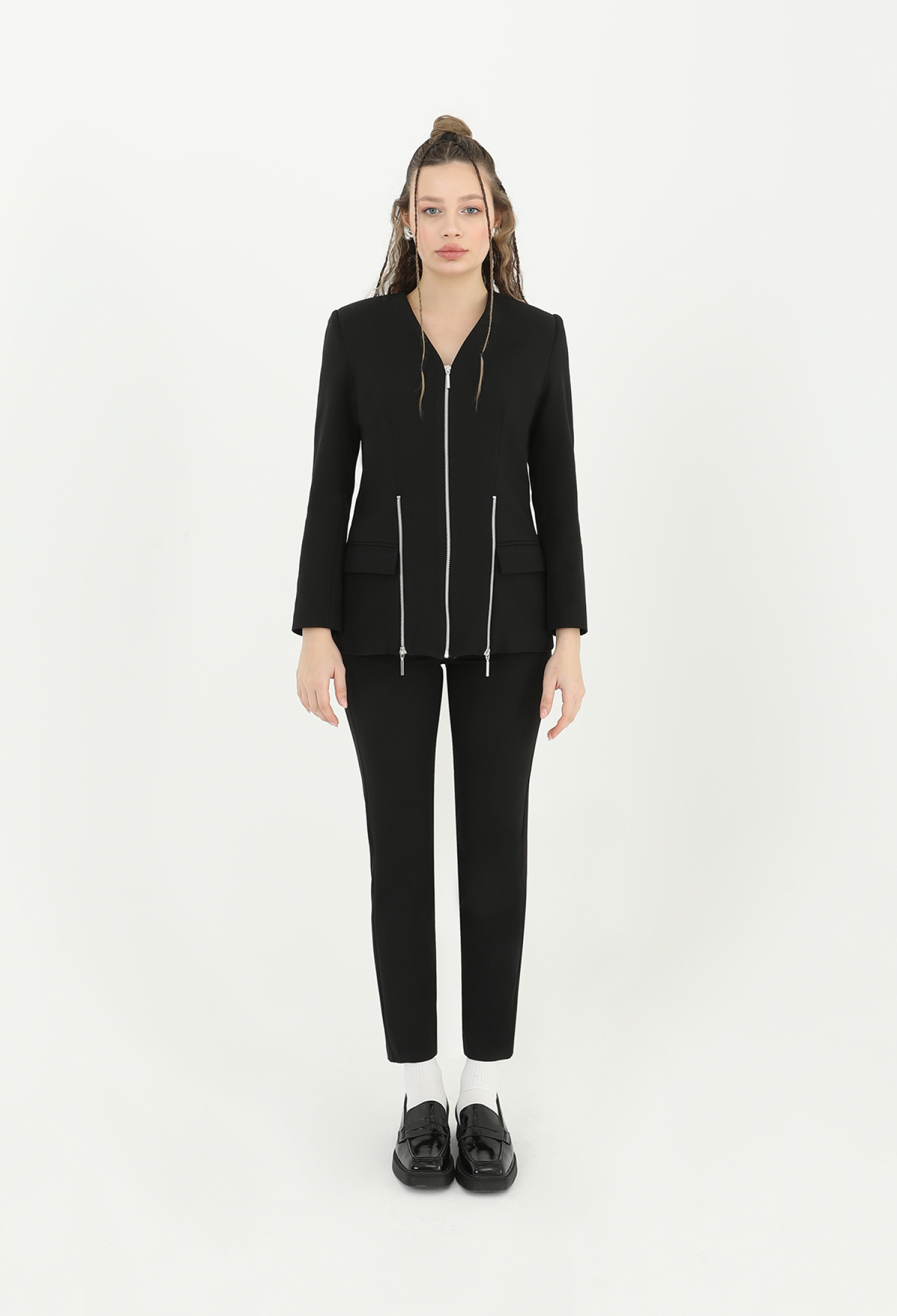 Women's V Neck Blazer Jacket - Brand: SOUL - Women & Kids, Baby Clothes Wholesale - TheBS Women