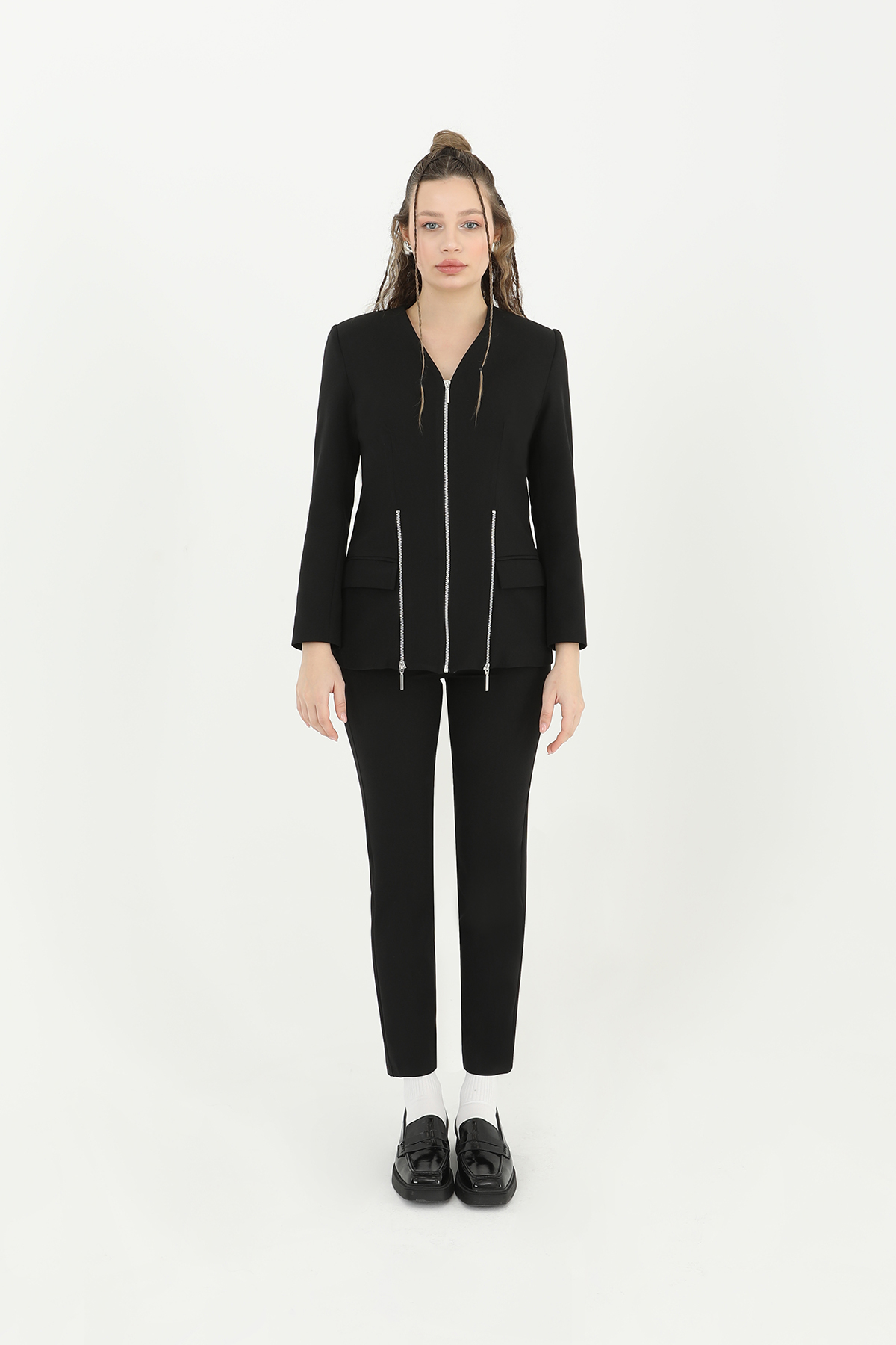 Women's V Neck Blazer Jacket - Brand: SOUL - Women & Kids, Baby Clothes Wholesale - TheBS Women