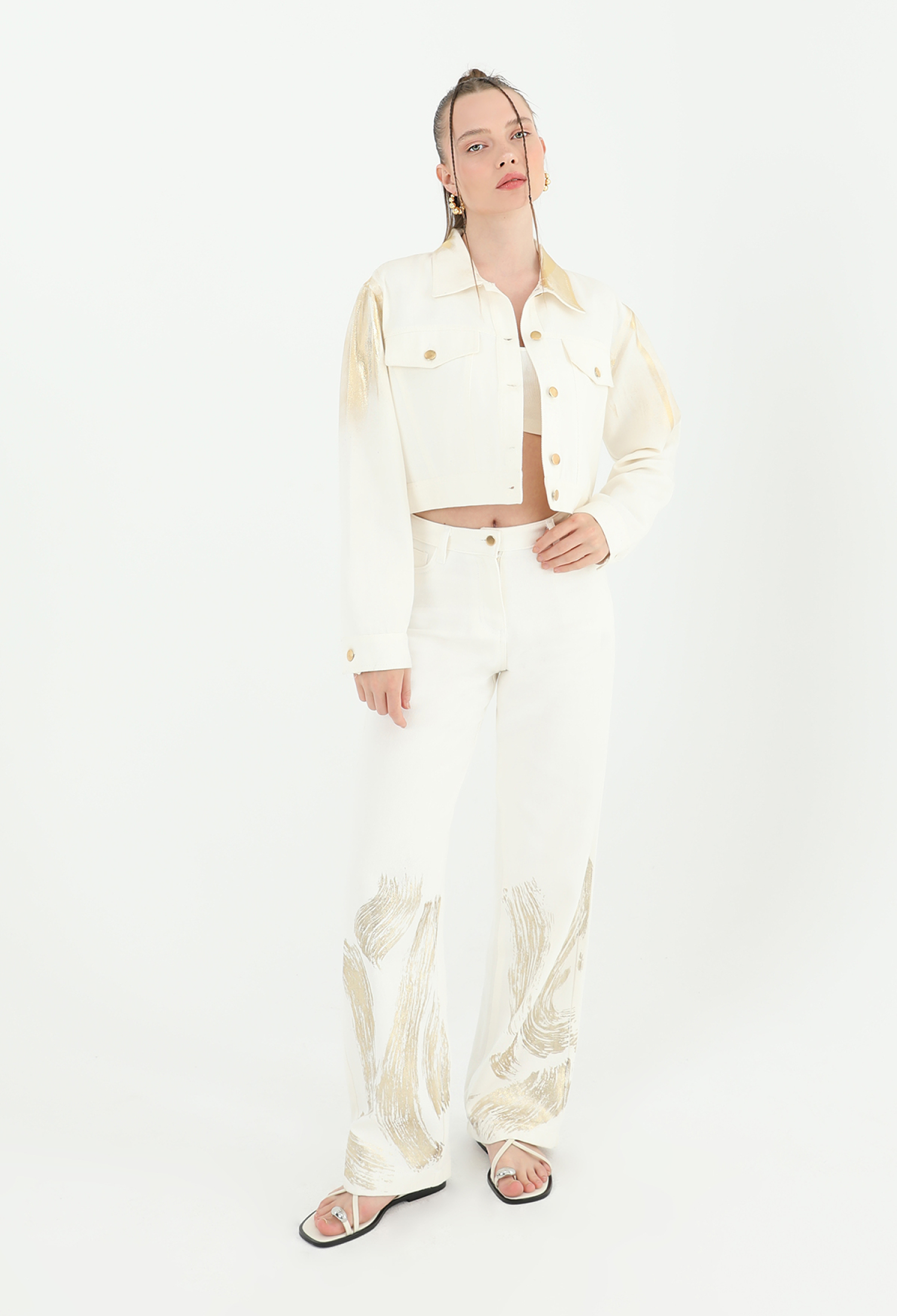 Women's Gilded Trousers - Brand: SOUL - Women & Kids, Baby Clothes Wholesale - TheBS Women