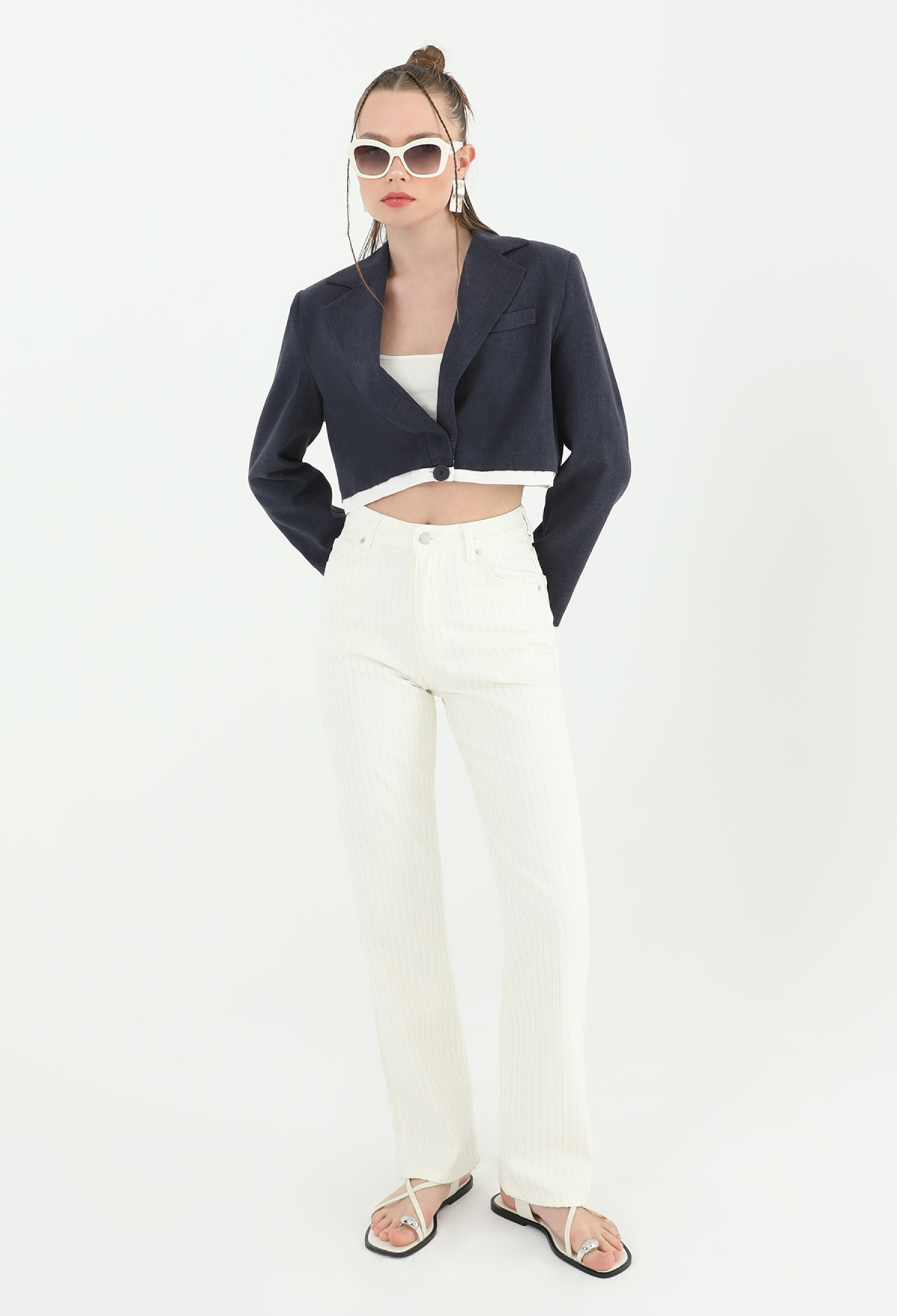 Women's Striped Denim Pants - Brand: SOUL - Women & Kids, Baby Clothes Wholesale - TheBS Women