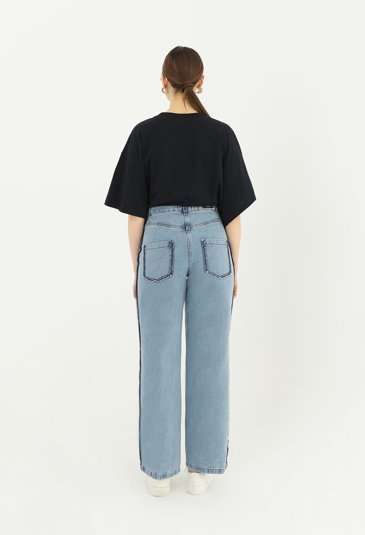 Women's Stripe Detailed Wide Leg Trousers - Brand: SOUL - Women & Kids, Baby Clothes Wholesale - TheBS Women