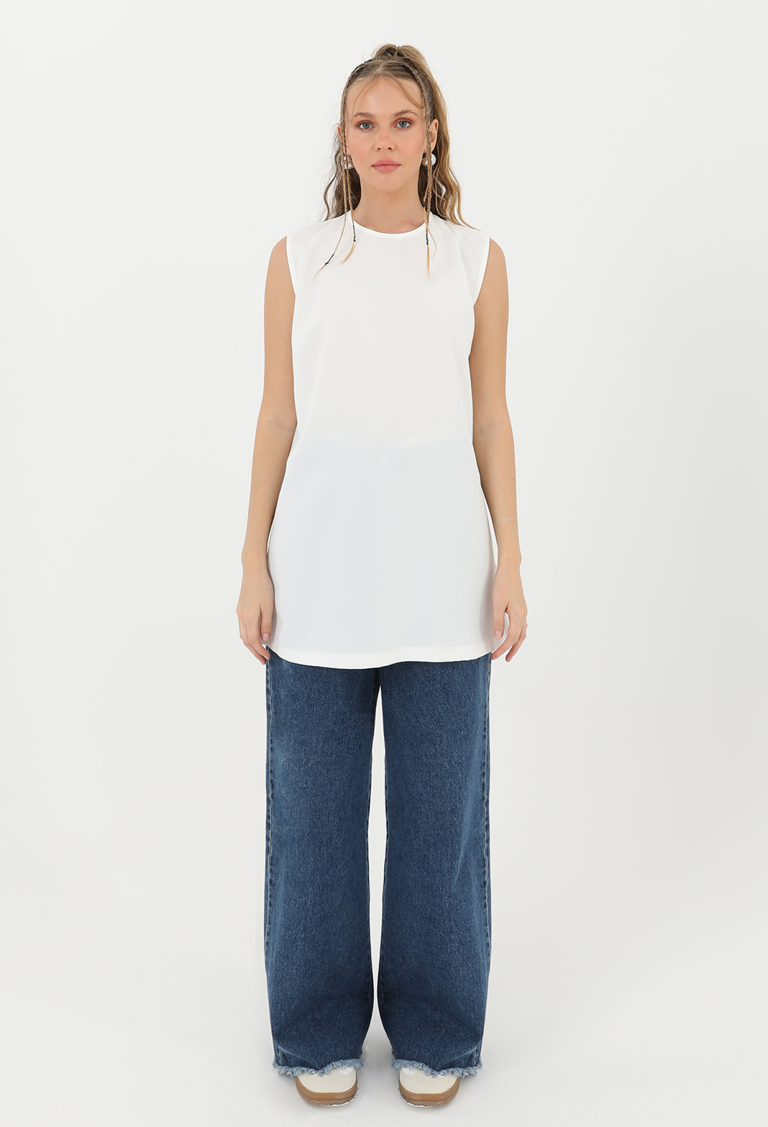 Women's Sleeveless Basic Undershirt Tunic - Brand: Puane - Women & Kids, Baby Clothes Wholesale - TheBS Women