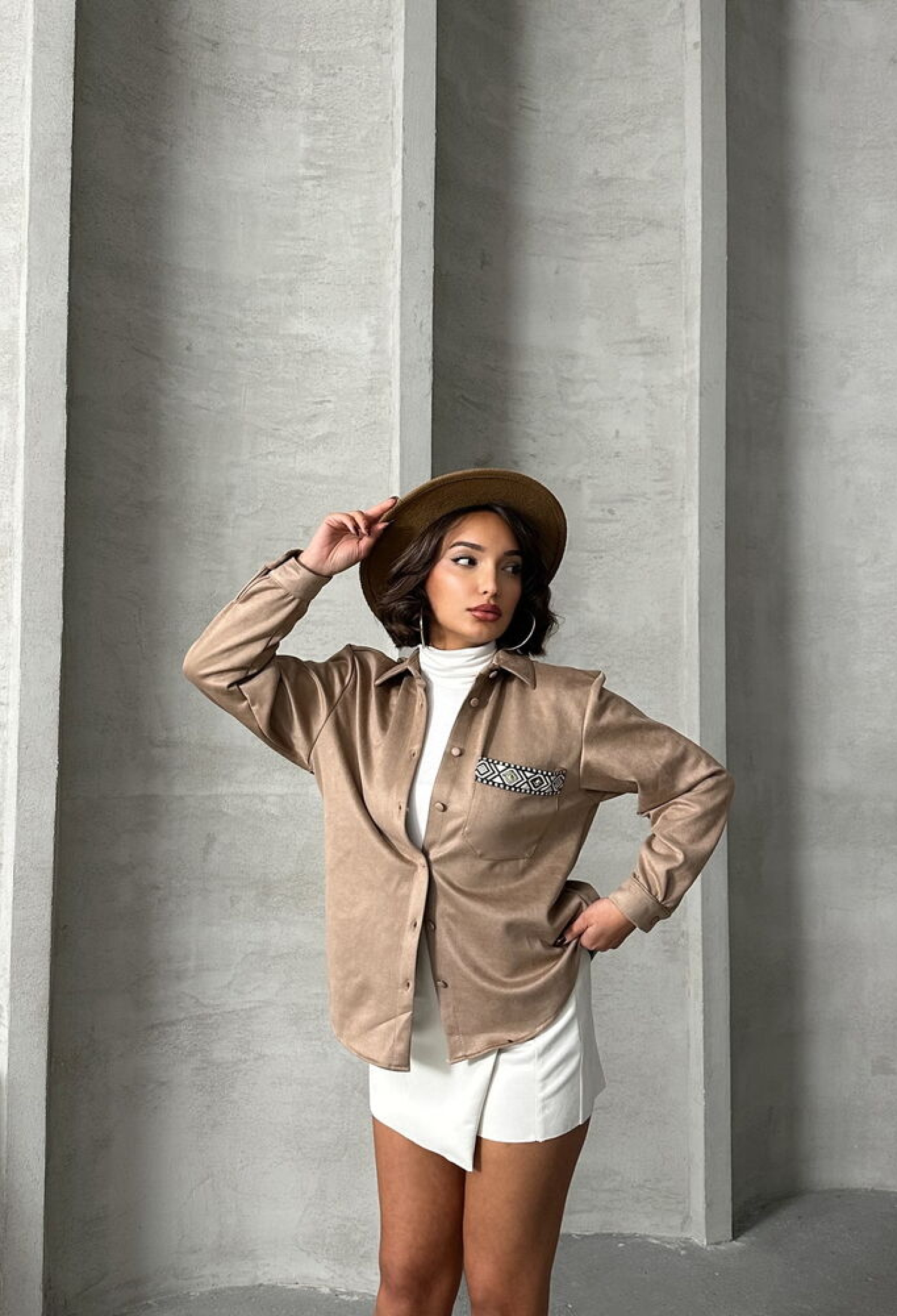 Suede Wholesale Shirt - Brand: Topshow - Women & Kids, Baby Clothes Wholesale - TheBS Women