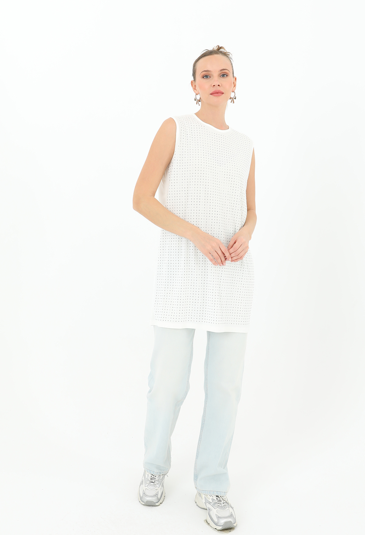 Women's Zero Sleeve Stone Tunic - Brand: Puane - Women & Kids, Baby Clothes Wholesale - TheBS Women