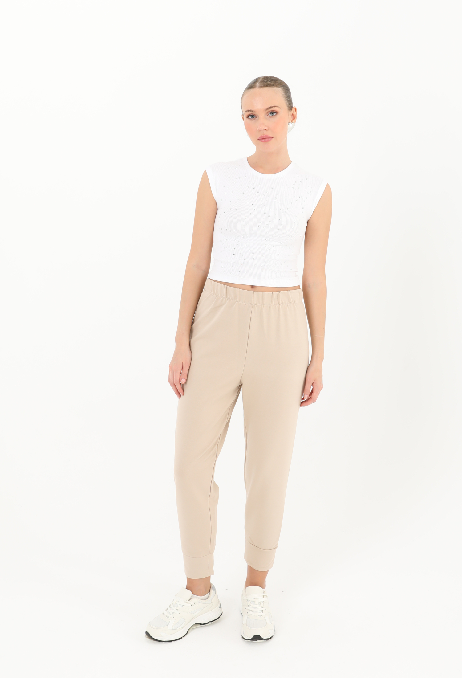 Rib Detailed Sweatpants - Brand: SOUL - Women & Kids, Baby Clothes Wholesale - TheBS Women