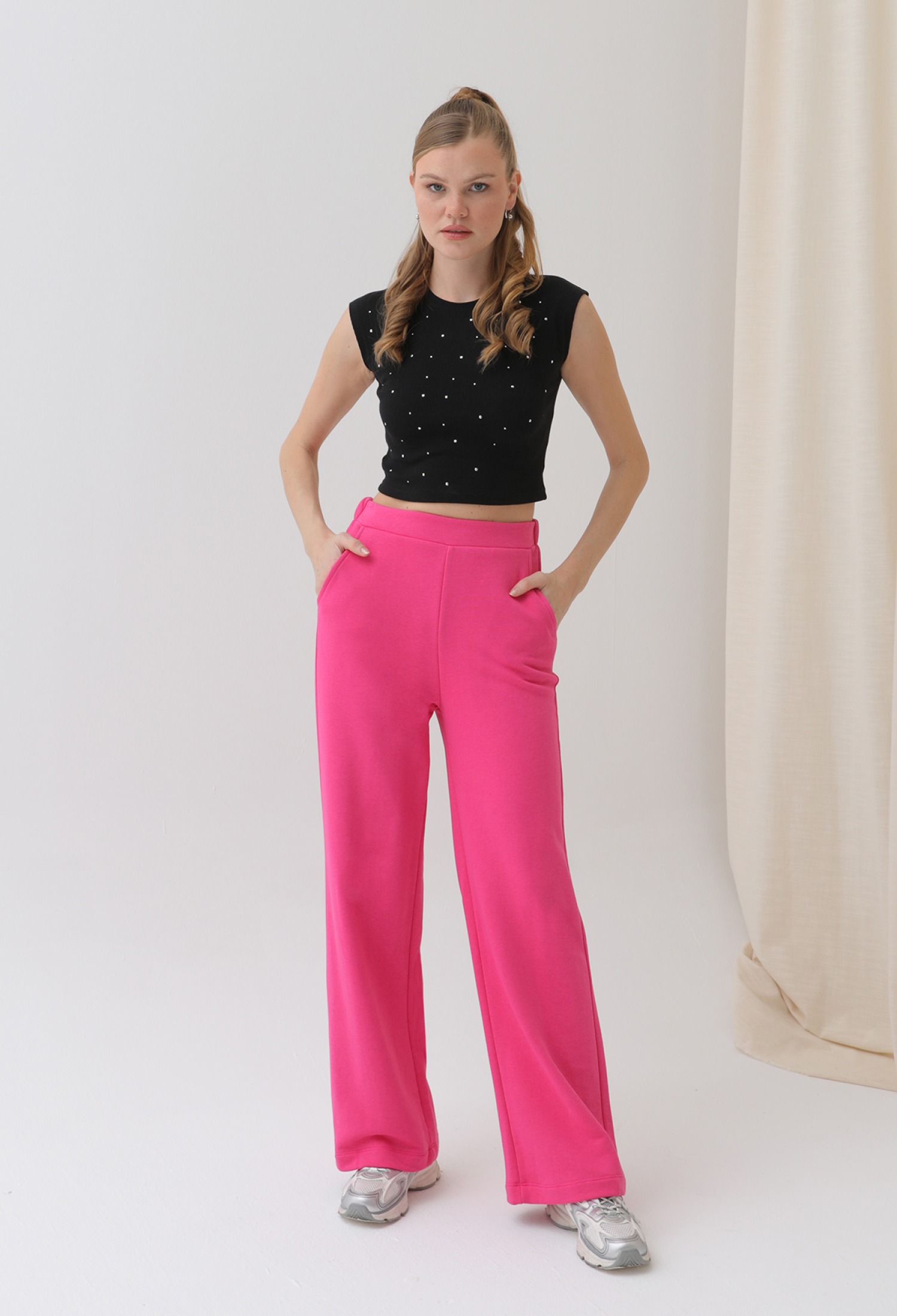 Wide Leg Sweatpants - Brand: Puane - Women & Kids, Baby Clothes Wholesale - TheBS Women