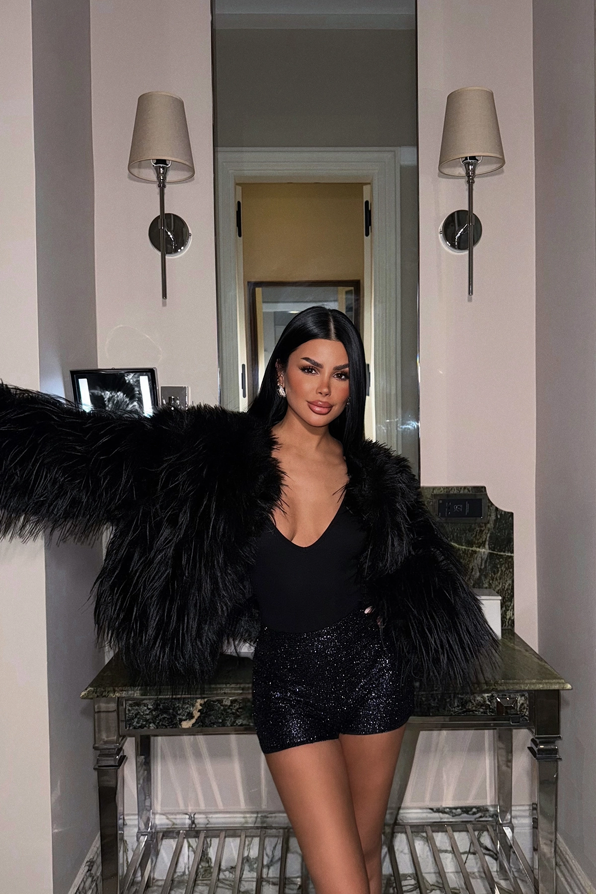 Sequin Detail Shorts - Brand: EYYO ATELIER - Women & Kids, Baby Clothes Wholesale - TheBS Women