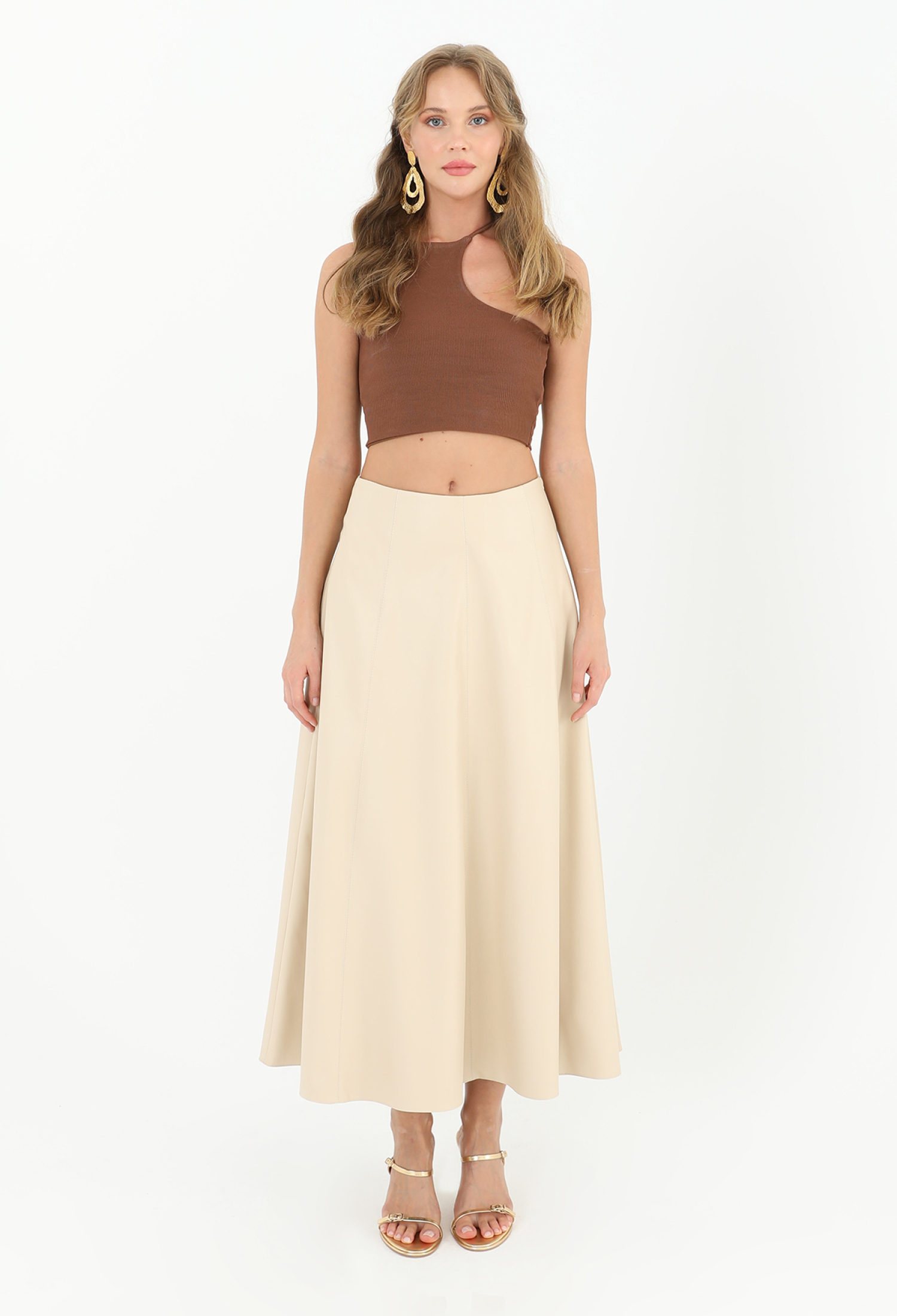 Women's Split Flared Skirt - Brand: Puane - Women & Kids, Baby Clothes Wholesale - TheBS Women