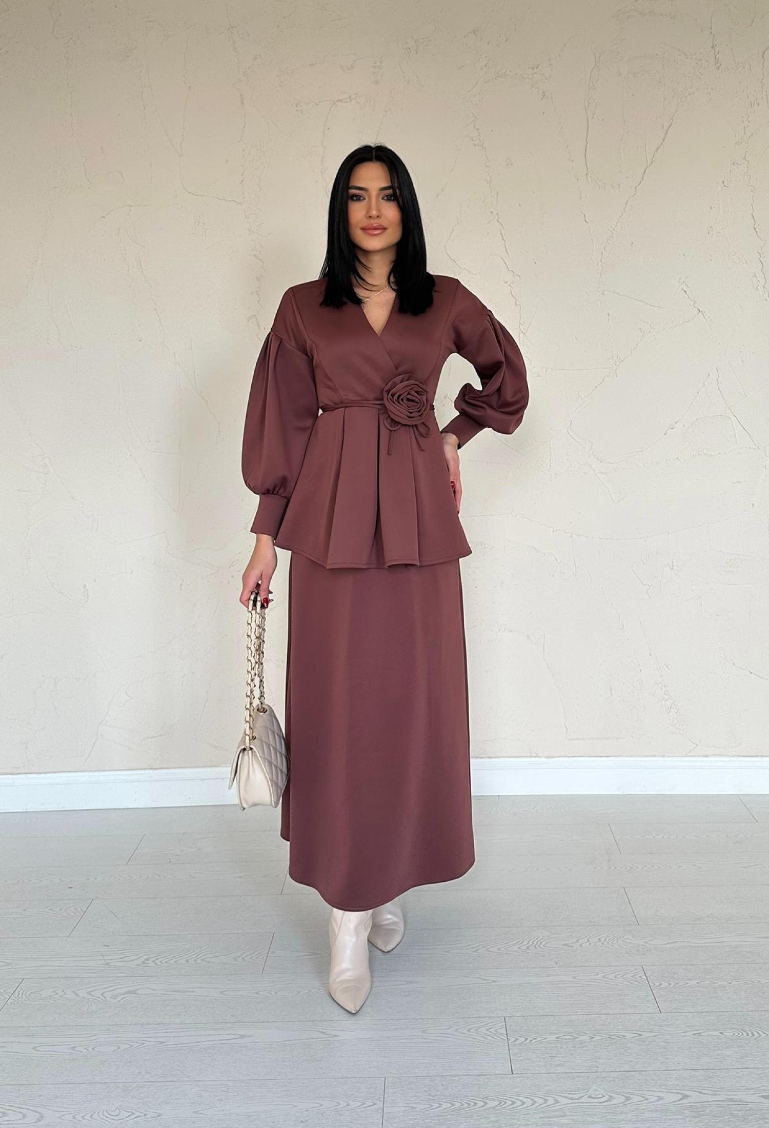 Rose Detailed Suit - Brand: Elisa - Women & Kids, Baby Clothes Wholesale - TheBS Women