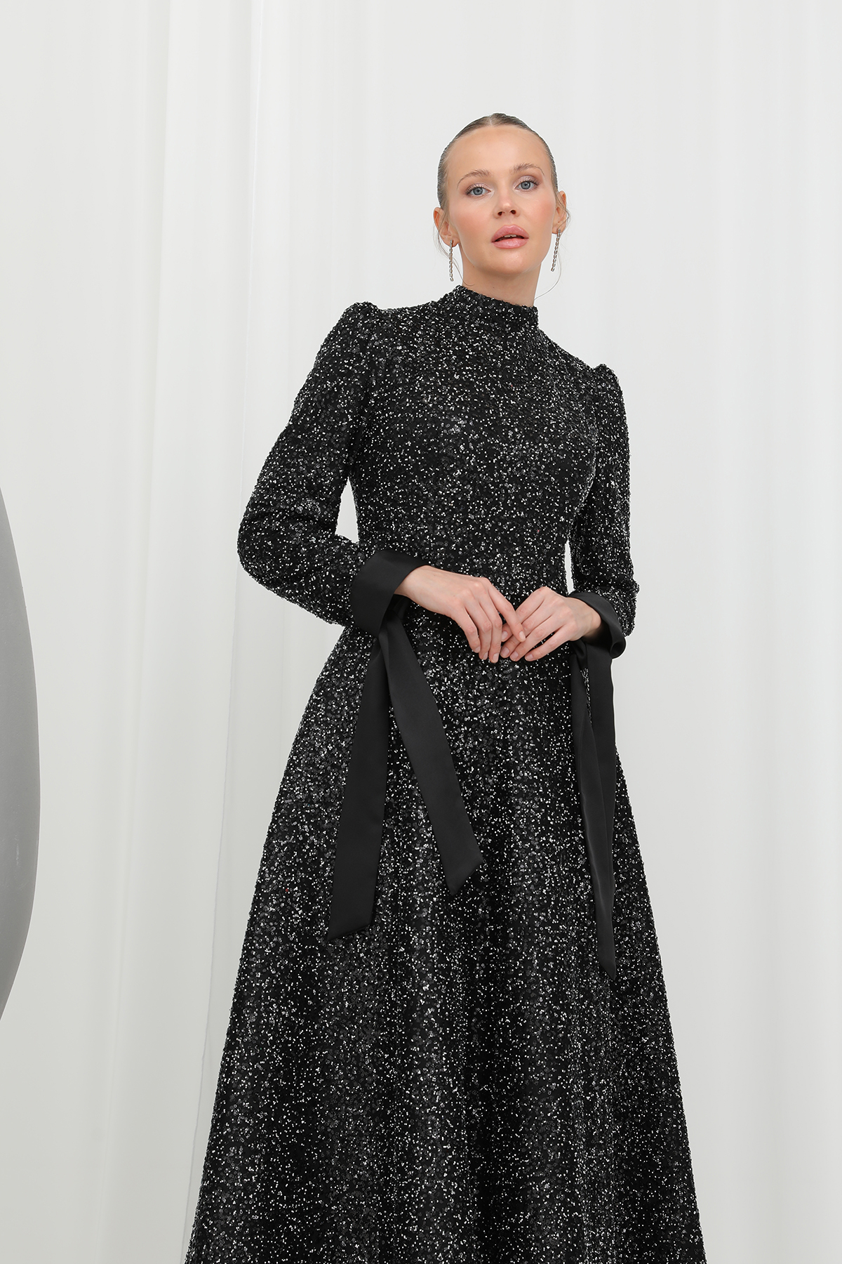 Women's Sparkly Sequin Detailed Elegant Evening Dress - Brand: Puane - Women & Kids, Baby Clothes Wholesale - TheBS Women Women's Sparkly Sequin Detailed Elegant Evening Dress - Brand: Puane - Women & Kids, Baby Clothes Wholesale - TheBS Women