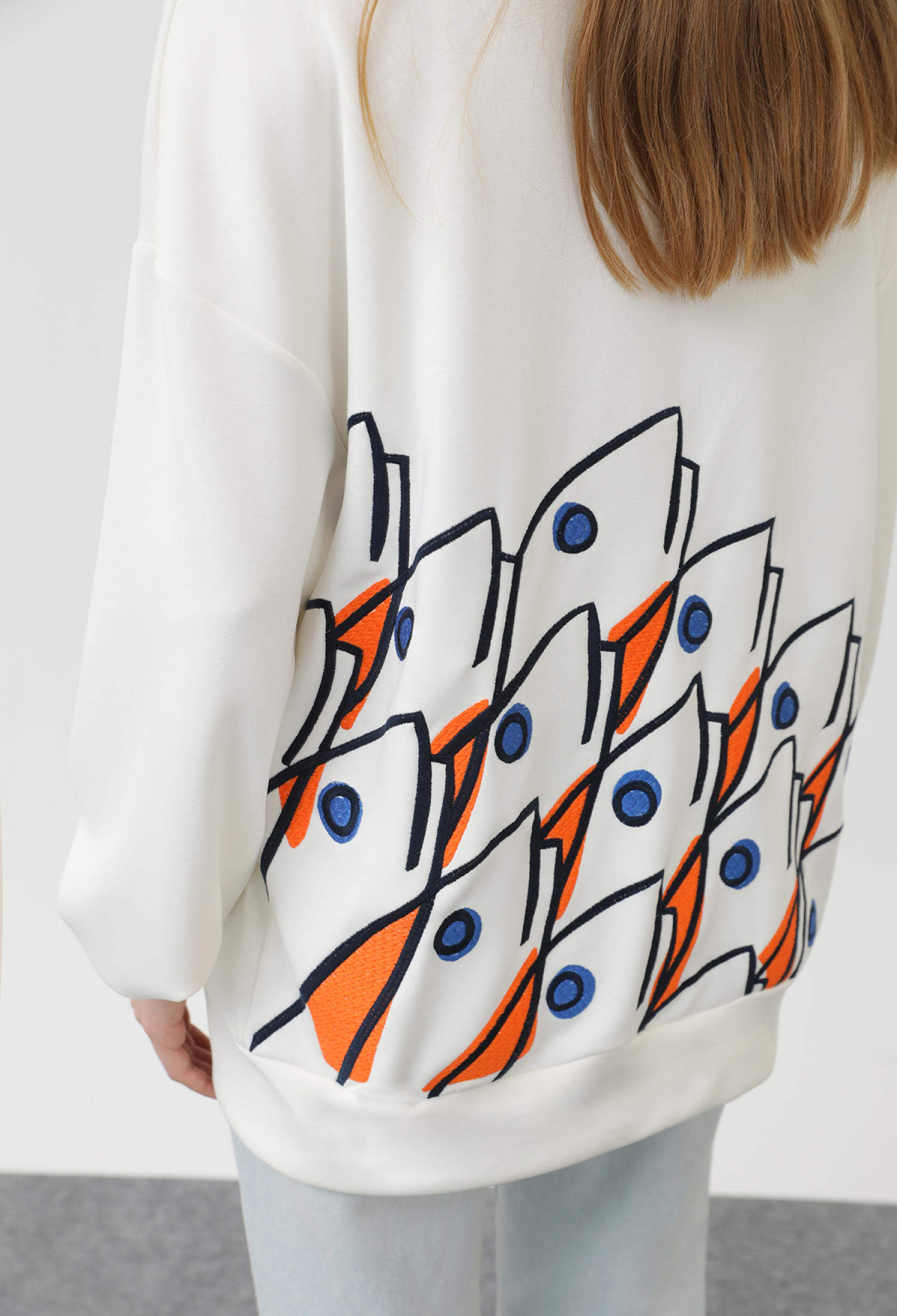 Women's Fish Embroidered Sweater - Brand: SOUL - Women & Kids, Baby Clothes Wholesale - TheBS Women