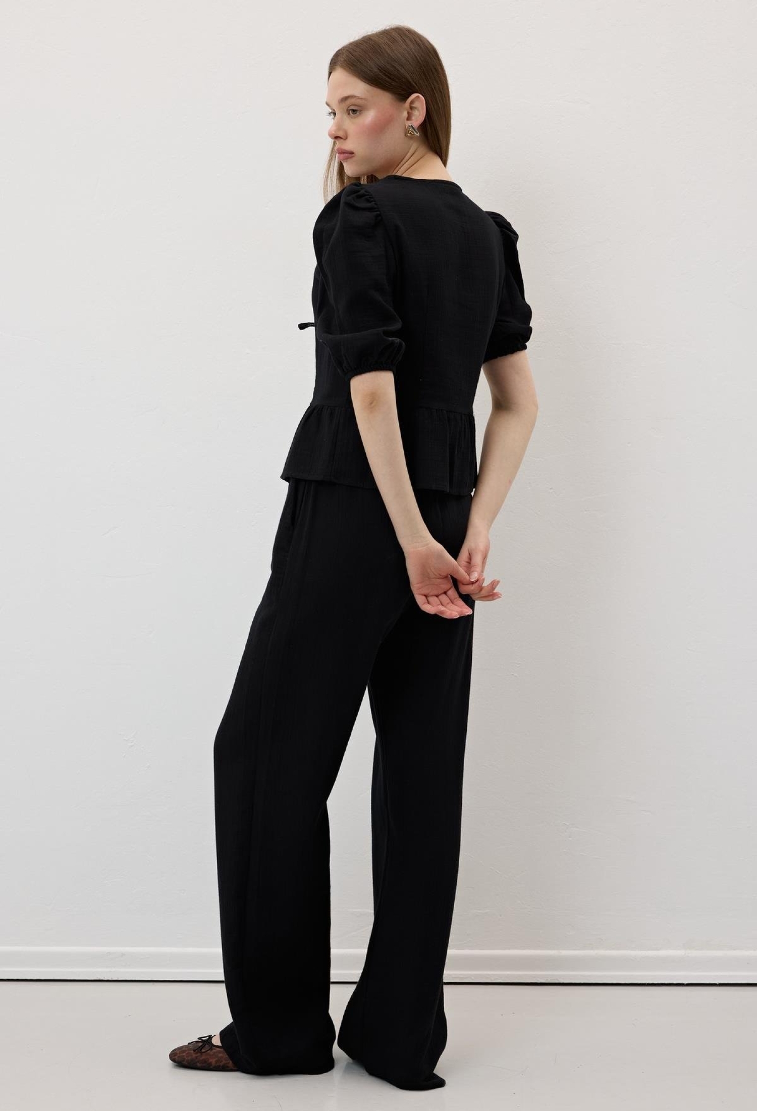 Elastic Waist Mueslin Pants - Brand: Levure - Women & Kids, Baby Clothes Wholesale - TheBS Women