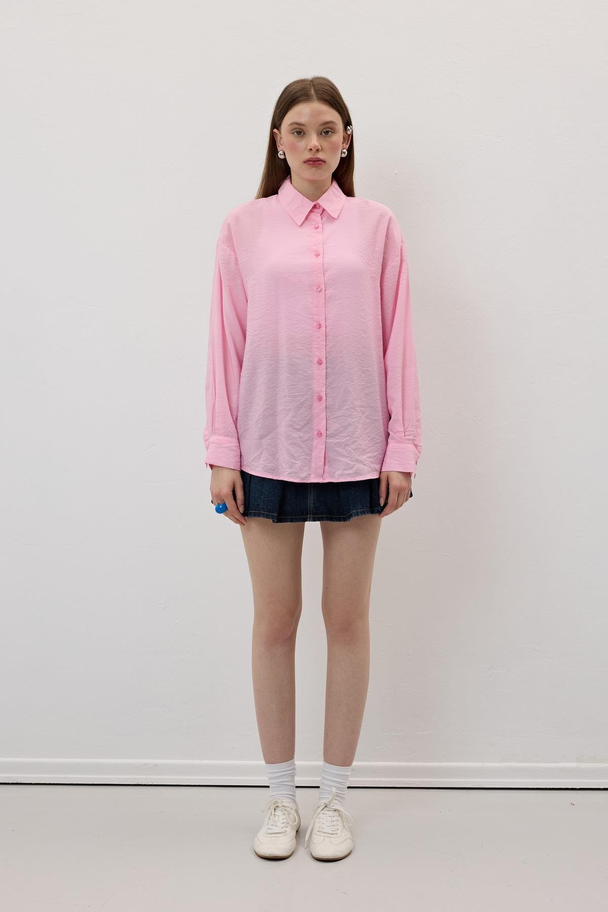 Oversize Modal Shirt - Brand: Levure - Women & Kids, Baby Clothes Wholesale - TheBS Women Oversize Modal Shirt - Brand: Levure - Women & Kids, Baby Clothes Wholesale - TheBS Women