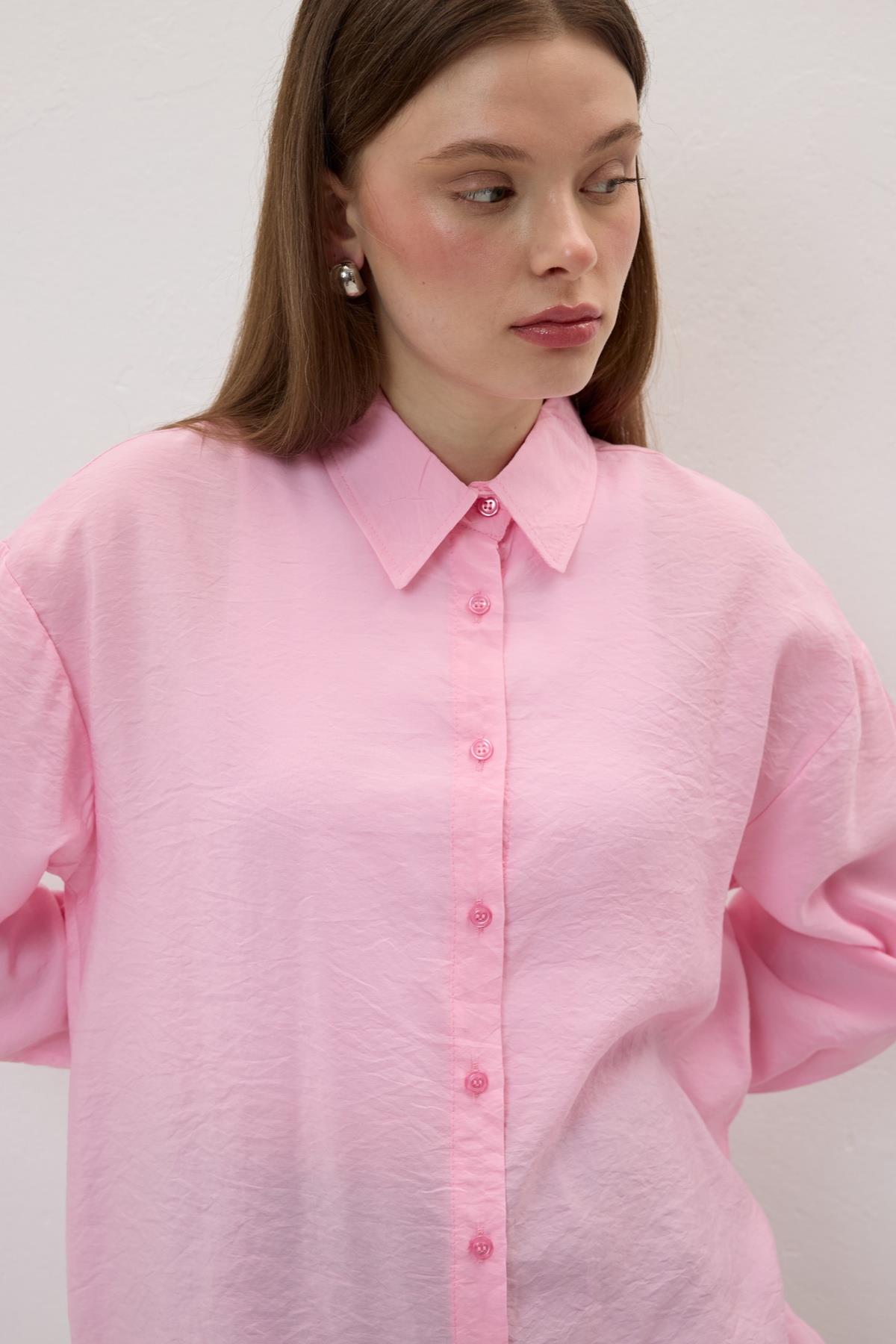 Oversize Modal Shirt - Brand: Levure - Women & Kids, Baby Clothes Wholesale - TheBS Women Oversize Modal Shirt - Brand: Levure - Women & Kids, Baby Clothes Wholesale - TheBS Women