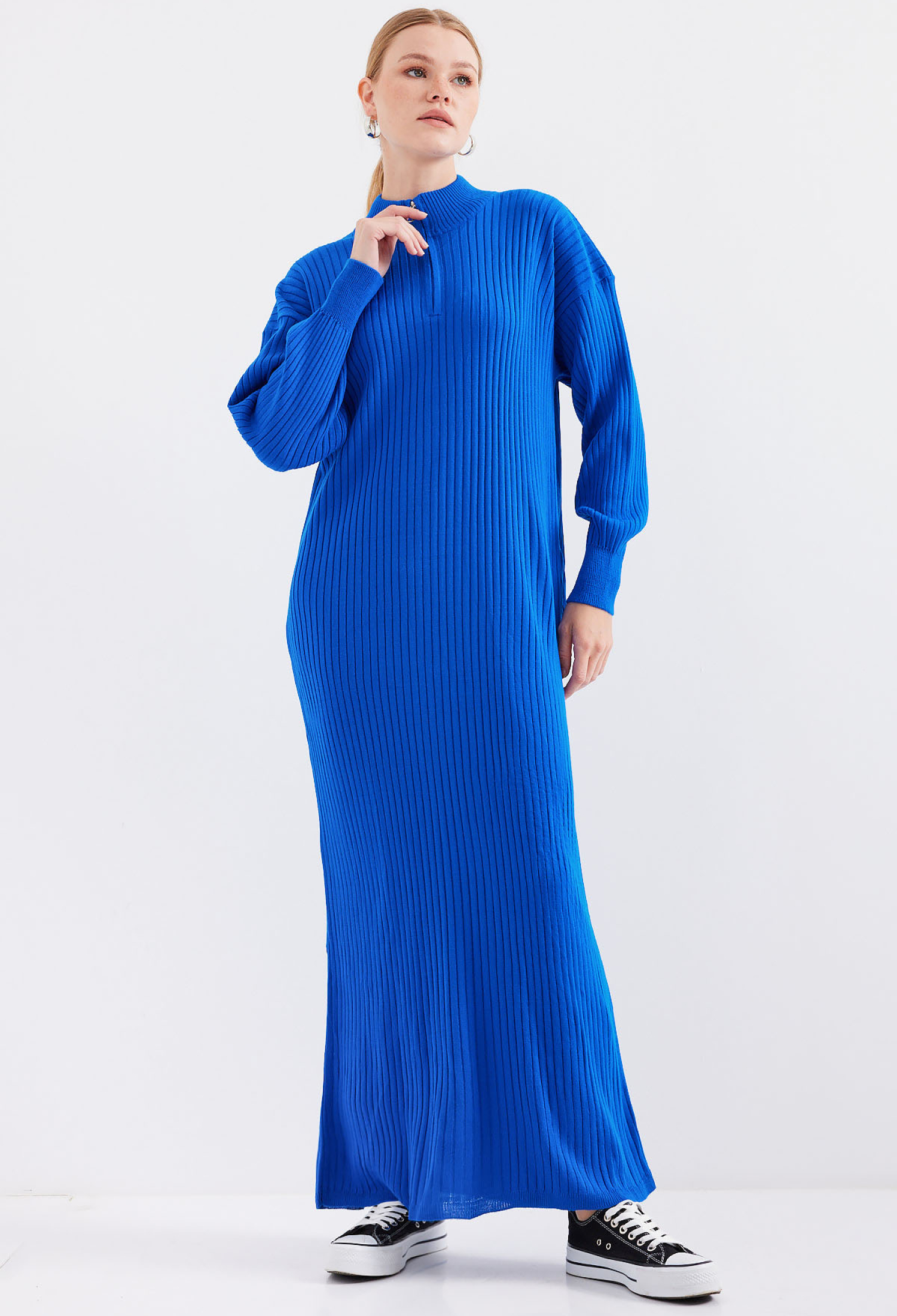 Full-length Knitwear Dress - Saks - Brand: Bigdart - Women & Kids, Baby Clothes Wholesale - TheBS Women