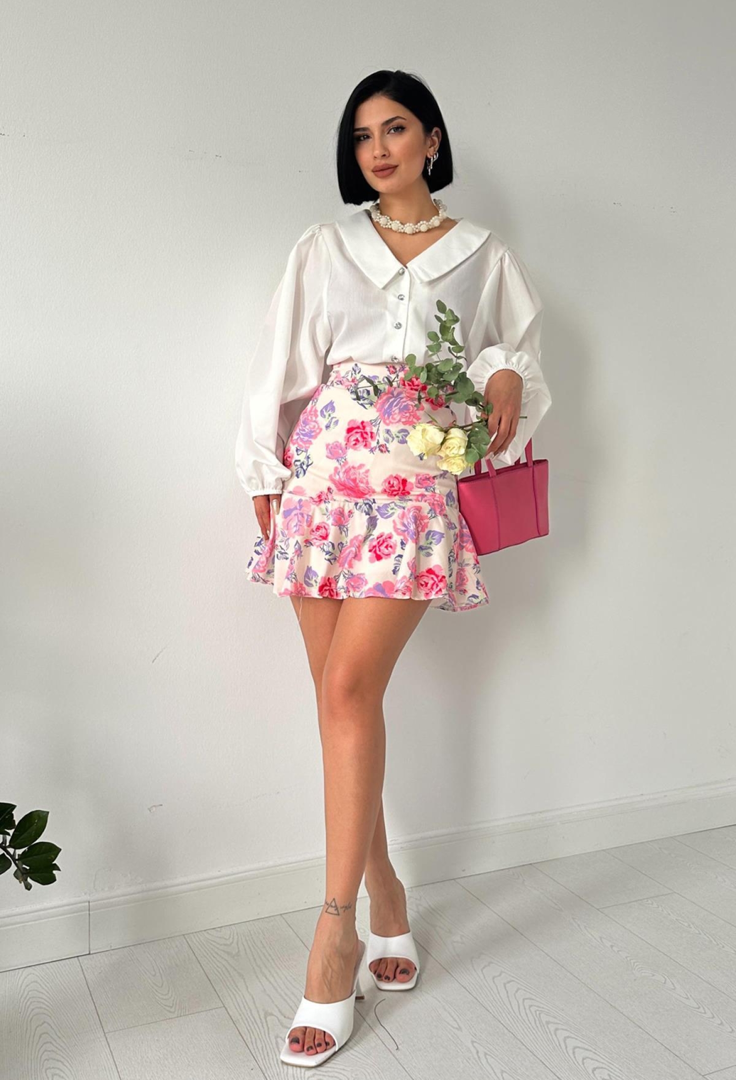 Floral Skirt - Brand: Elisa - Women & Kids, Baby Clothes Wholesale - TheBS Women