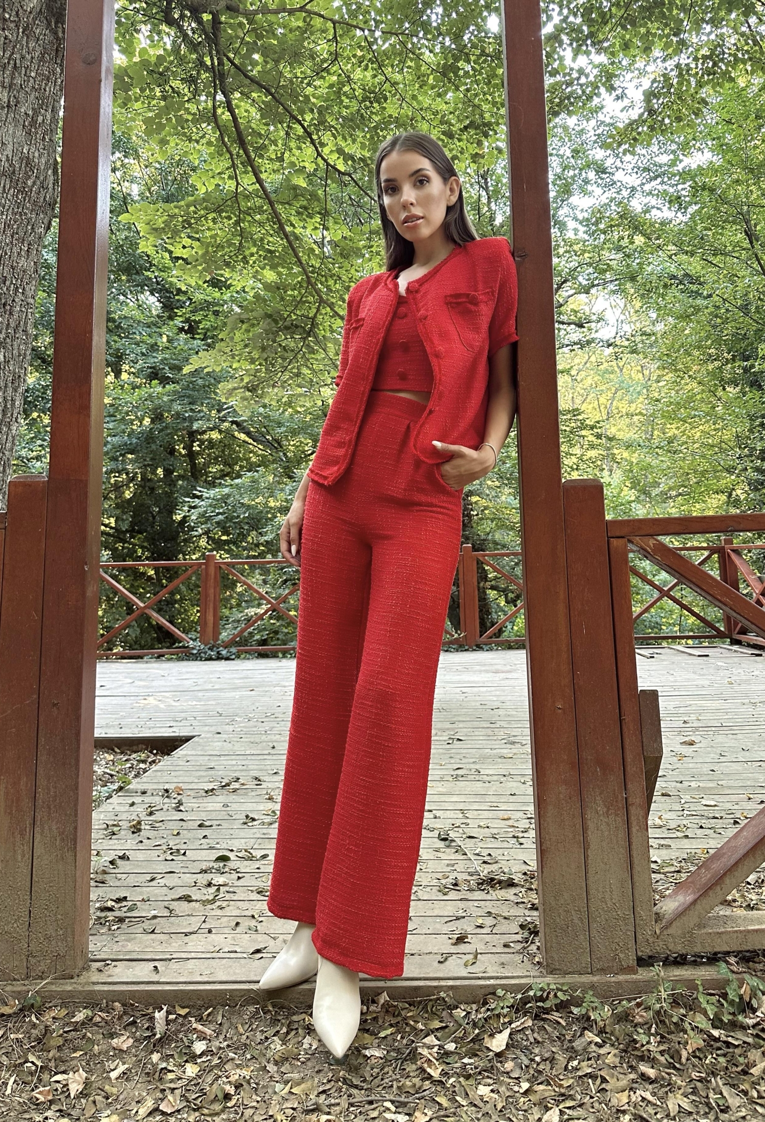 Suspender Bustier Jacket And Trousers Set - Brand: Elisa - Women & Kids, Baby Clothes Wholesale - TheBS Women