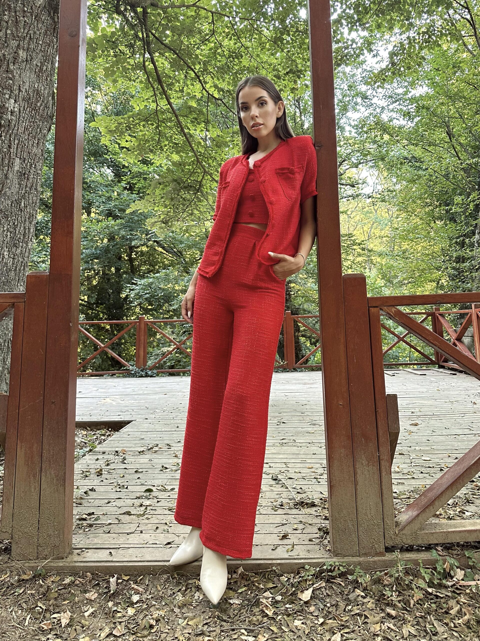 Suspender Bustier Jacket And Trousers Set – Brand: Elisa – Women & Kids, Baby Clothes Wholesale – TheBS Women