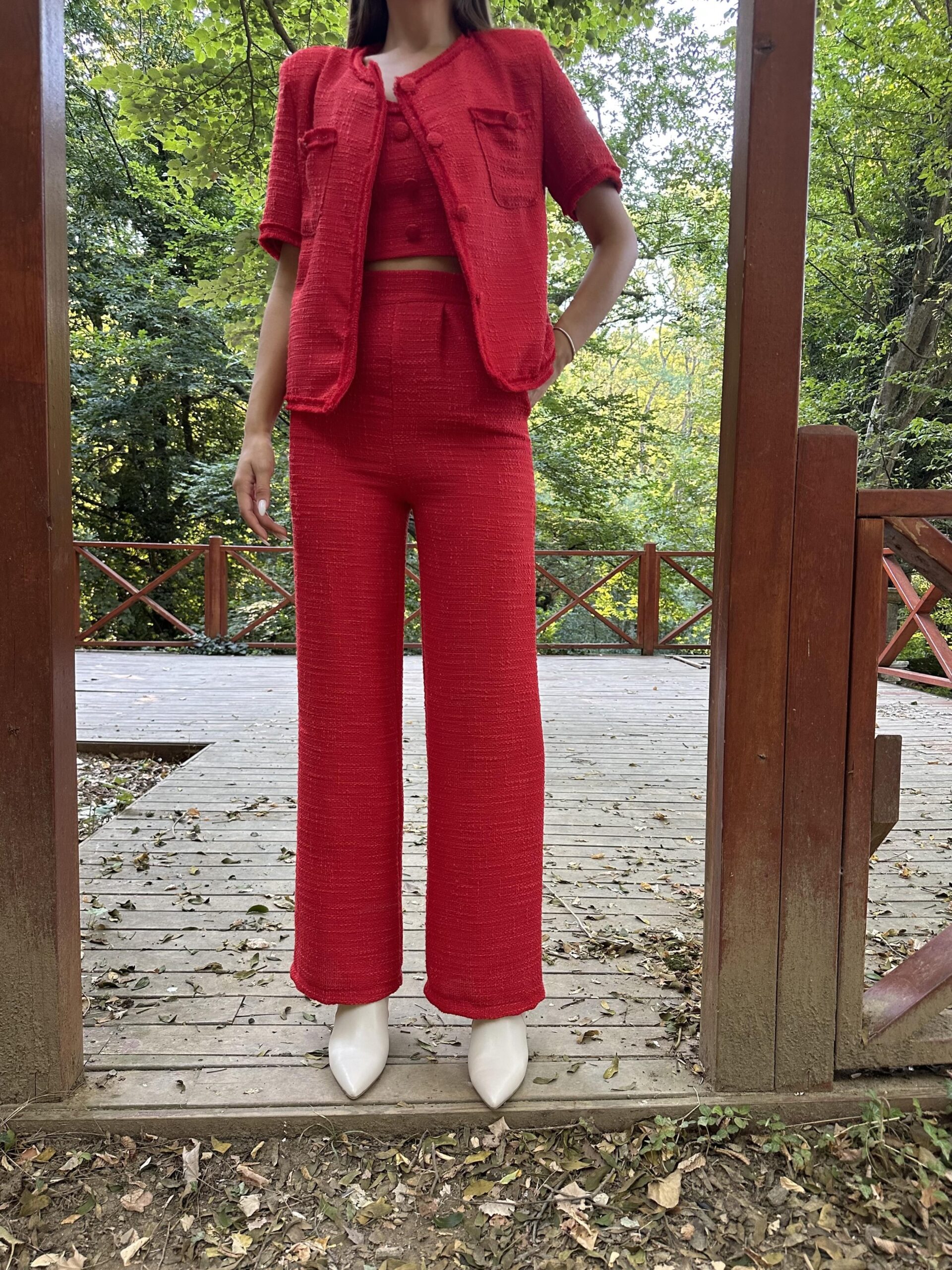 Suspender Bustier Jacket And Trousers Set – Brand: Elisa – Women & Kids, Baby Clothes Wholesale – TheBS Women