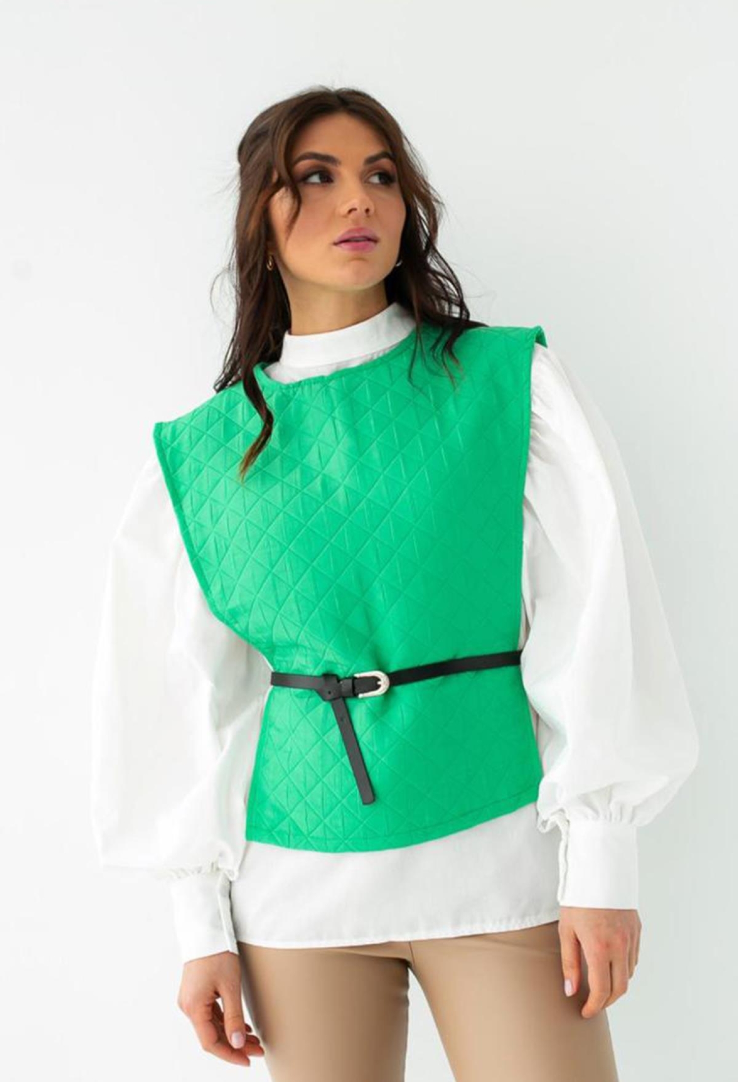 Belted Shirt And Poncho Set - Brand: Elisa - Women & Kids, Baby Clothes Wholesale - TheBS Women